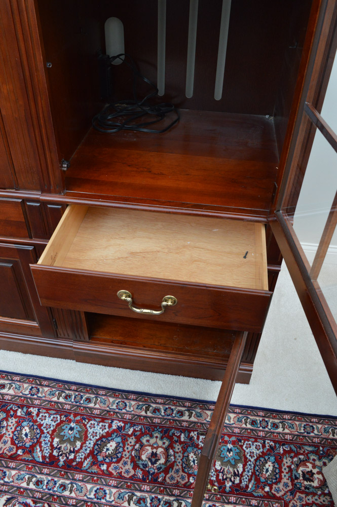 Pennsylvania House Cherry Three-Piece Entertainment Center