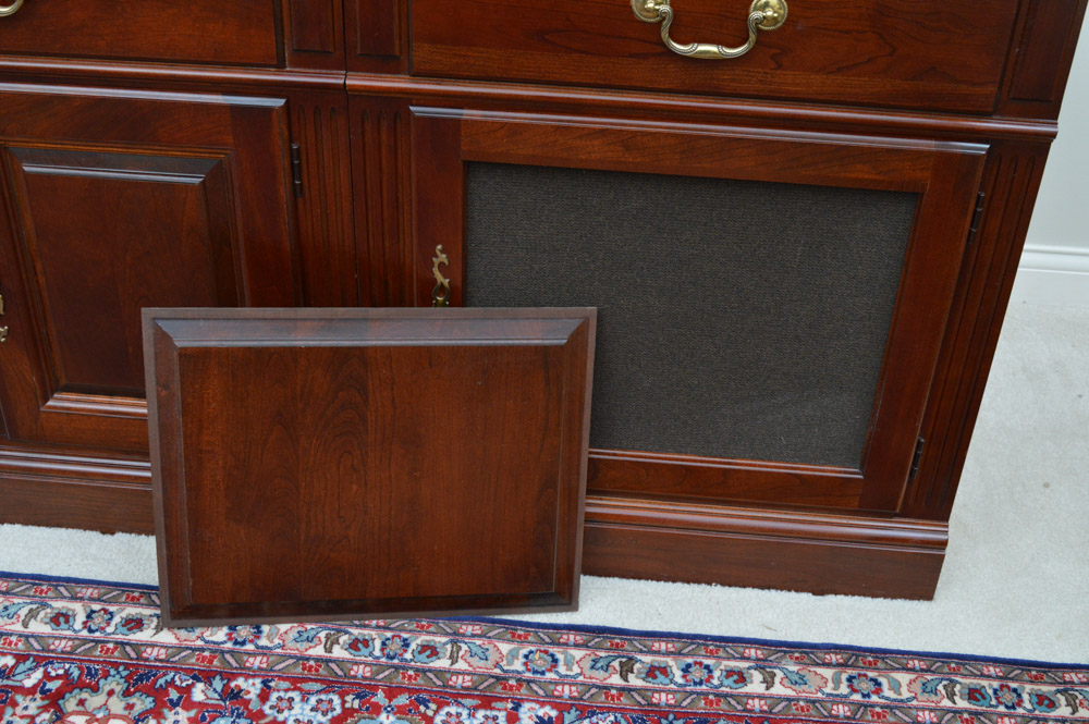 Pennsylvania House Cherry Three-Piece Entertainment Center