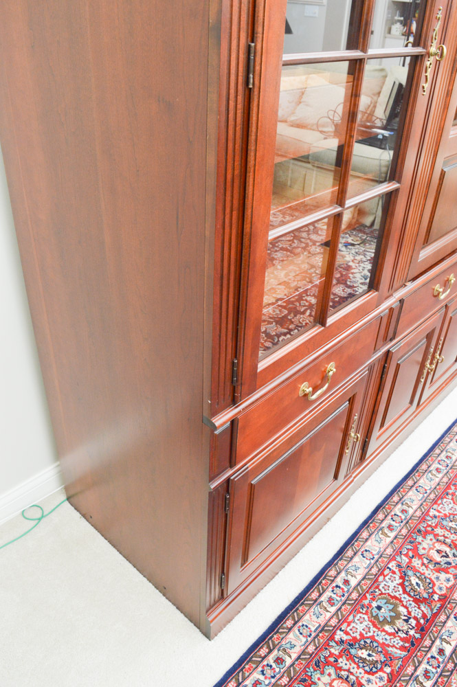 Pennsylvania House Cherry Three-Piece Entertainment Center