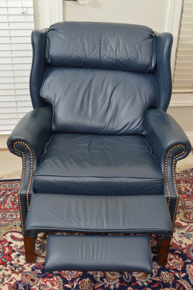 La-Z-Boy "Classics" Leather Wing Back Recliner