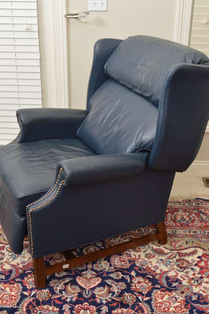La-Z-Boy "Classics" Leather Wing Back Recliner