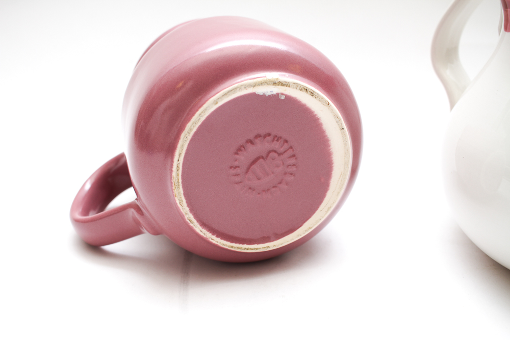 Vintage Italian and Spanish Ceramic Pitchers featuring Furio's "Jewflora" pattern