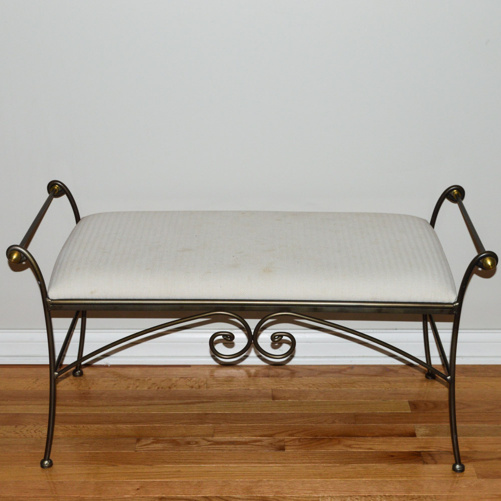 Charleston Forge Wrought Iron Bench