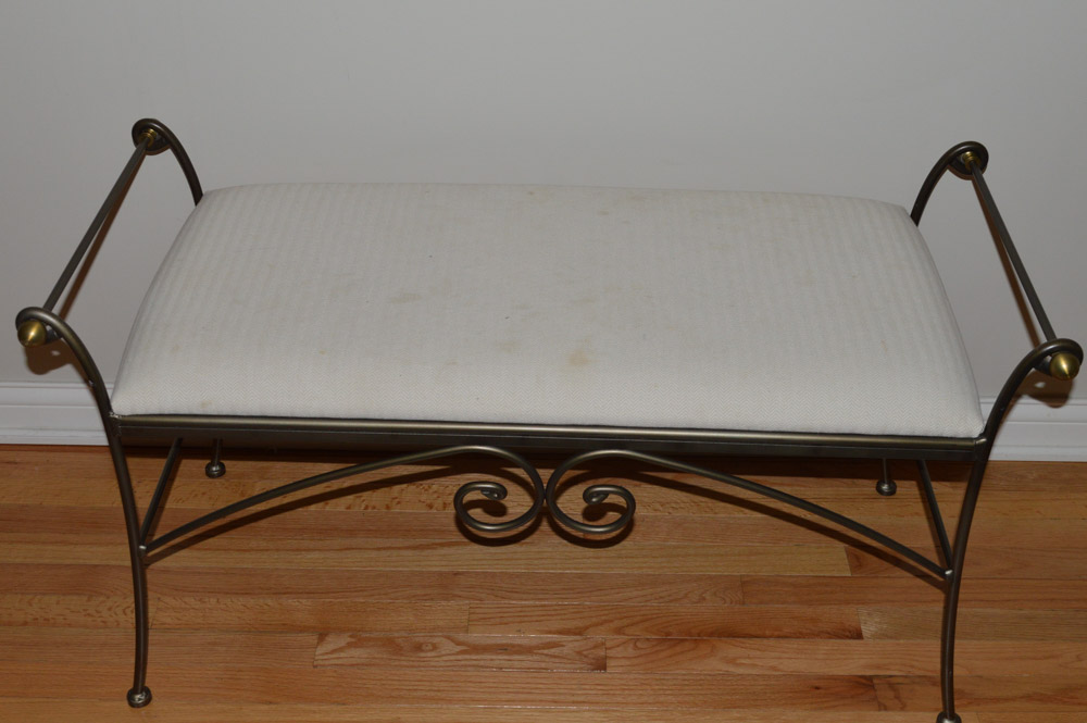 Charleston Forge Wrought Iron Bench