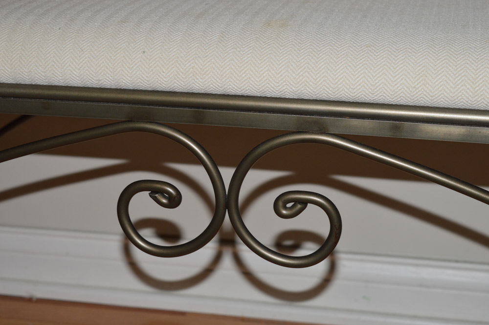 Charleston Forge Wrought Iron Bench