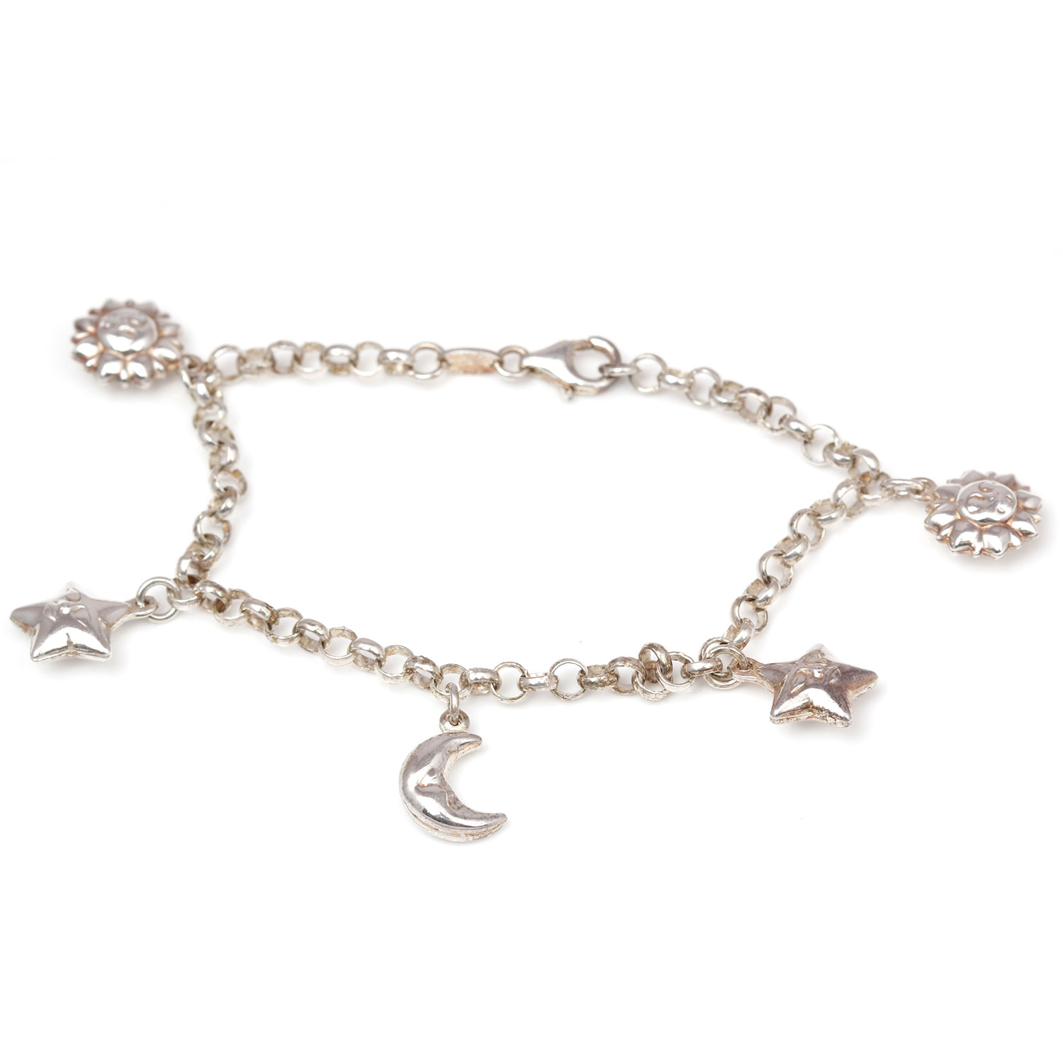 Stefani St. Jacques Sterling Silver Charm Bracelet