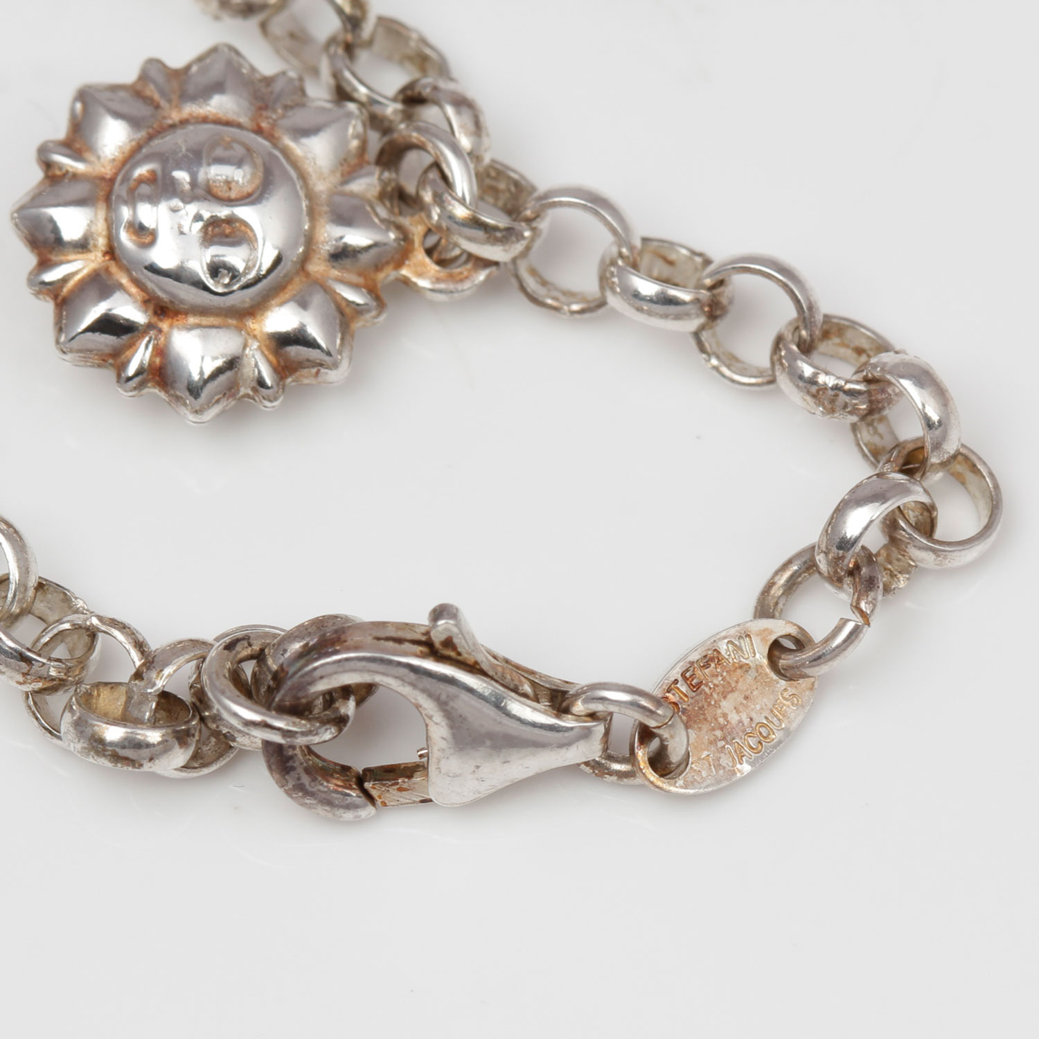 Stefani St. Jacques Sterling Silver Charm Bracelet