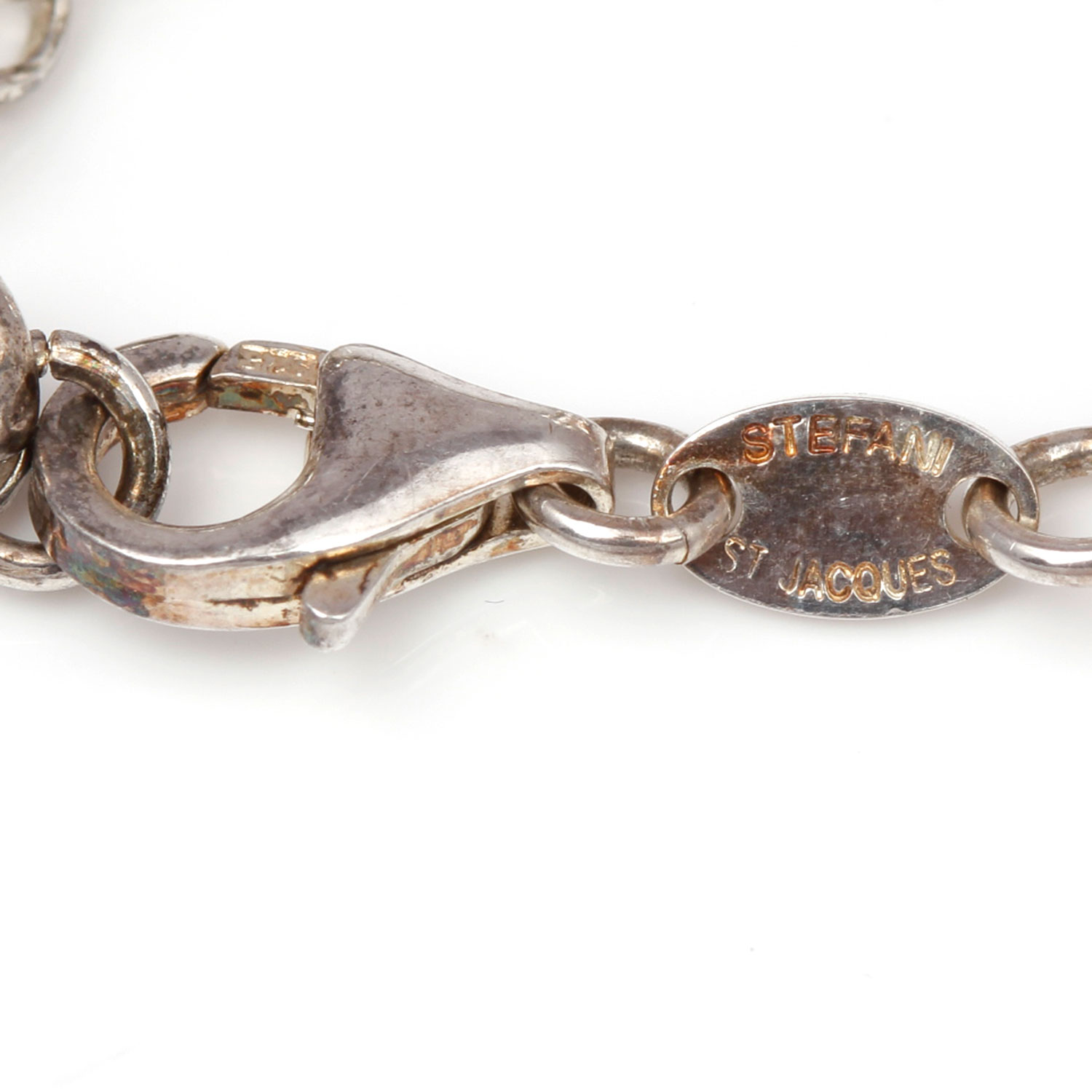 Stefani St. Jacques Sterling Silver Charm Bracelet
