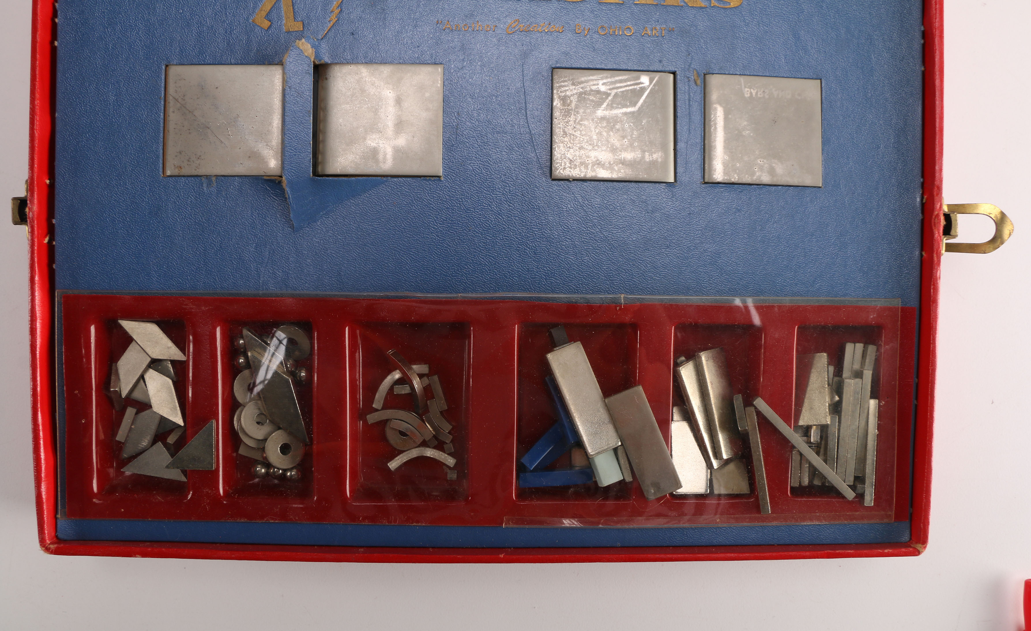 Vintage "Magnastiks" and Erector Toy Set