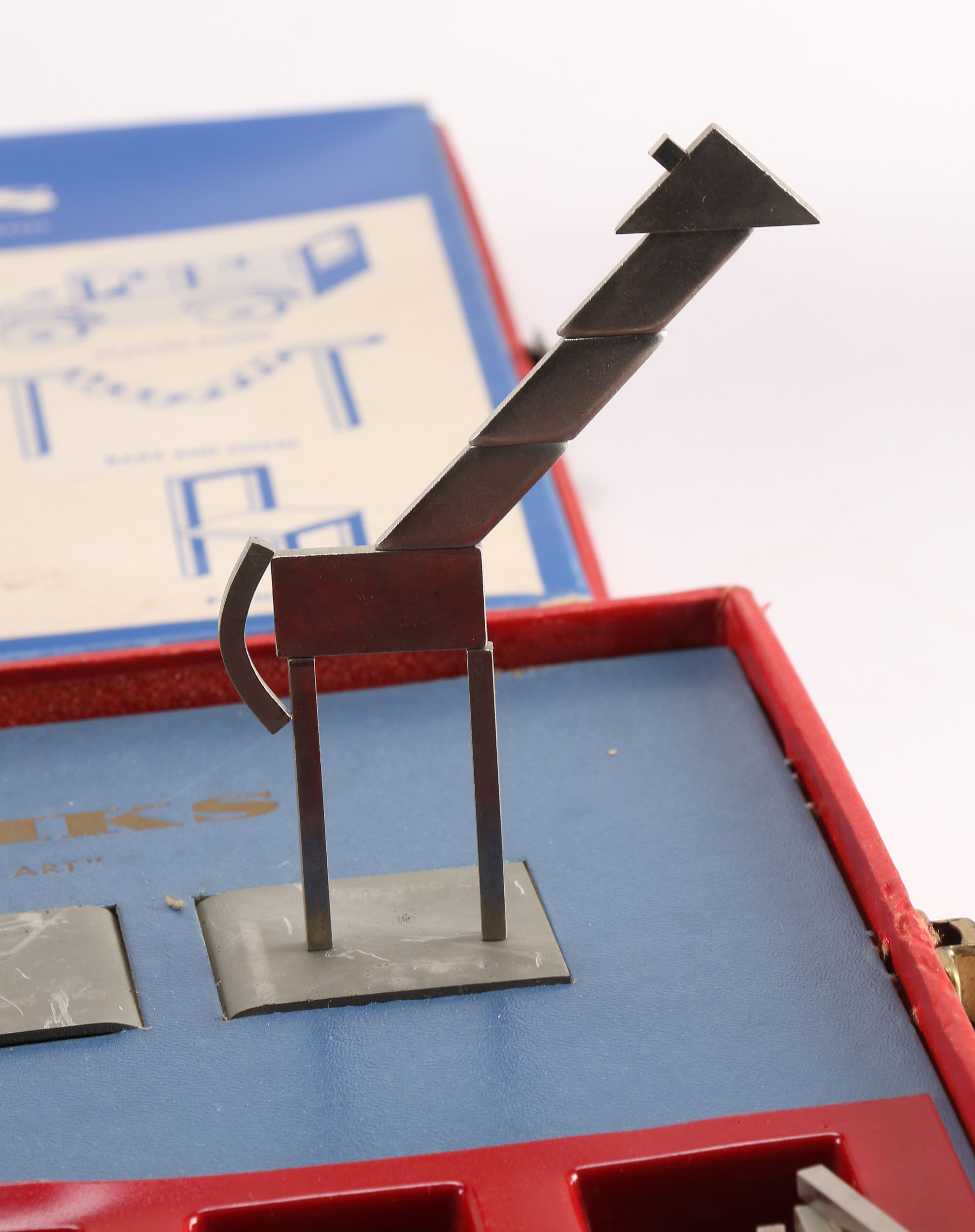 Vintage "Magnastiks" and Erector Toy Set