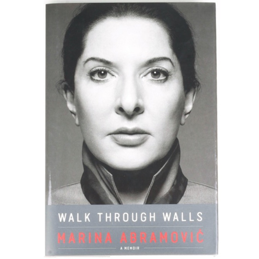 Marina Abramovic "Walk Through Walls" Book
