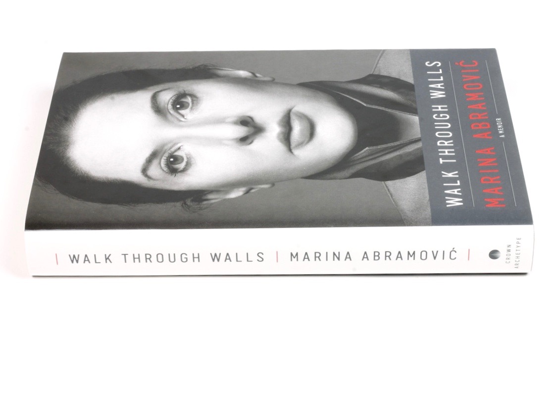 Marina Abramovic "Walk Through Walls" Book