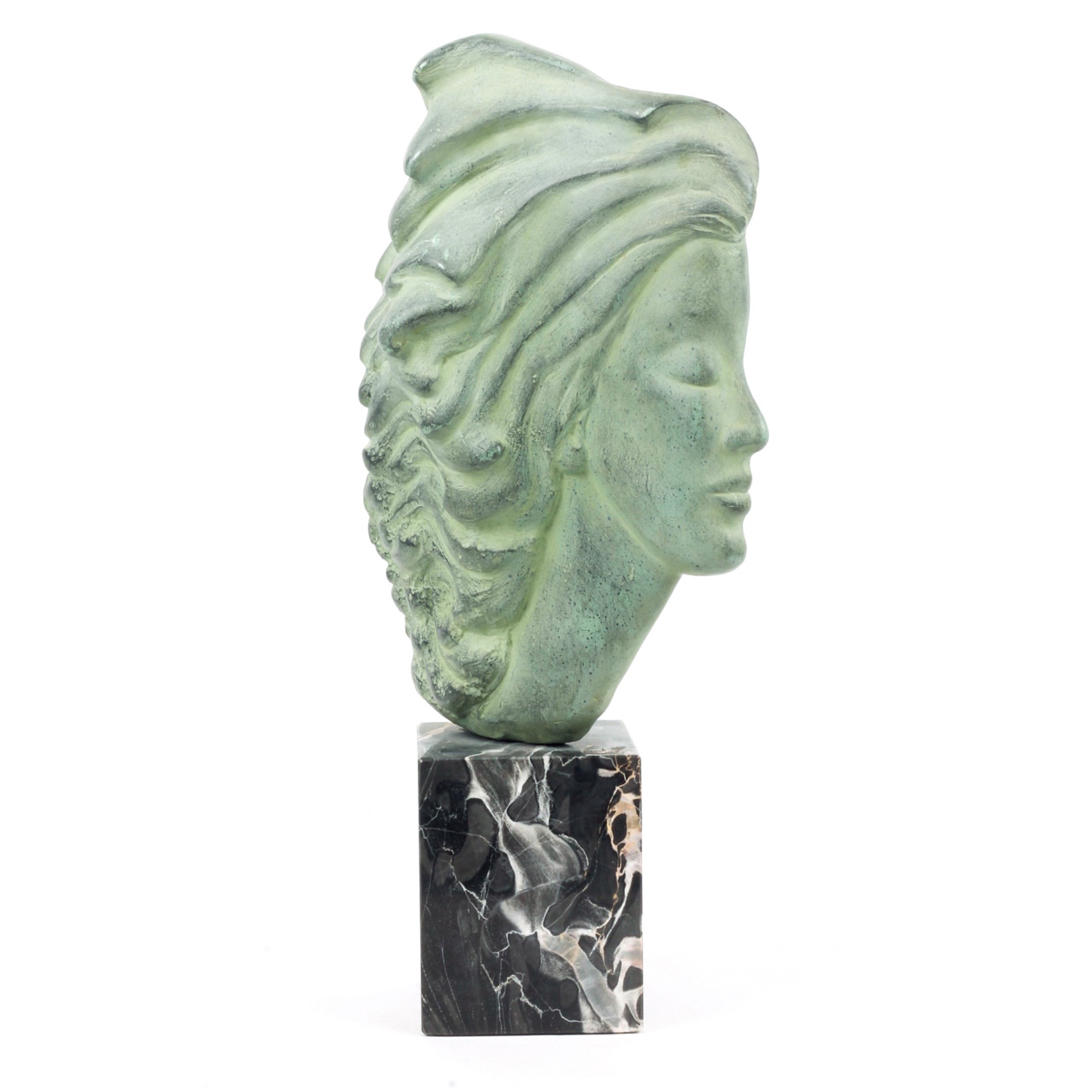 Peggy Mach Reproduction Female Bust Sculpture