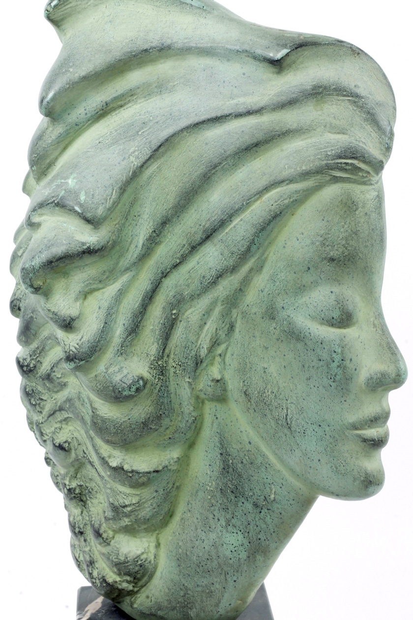 Peggy Mach Reproduction Female Bust Sculpture