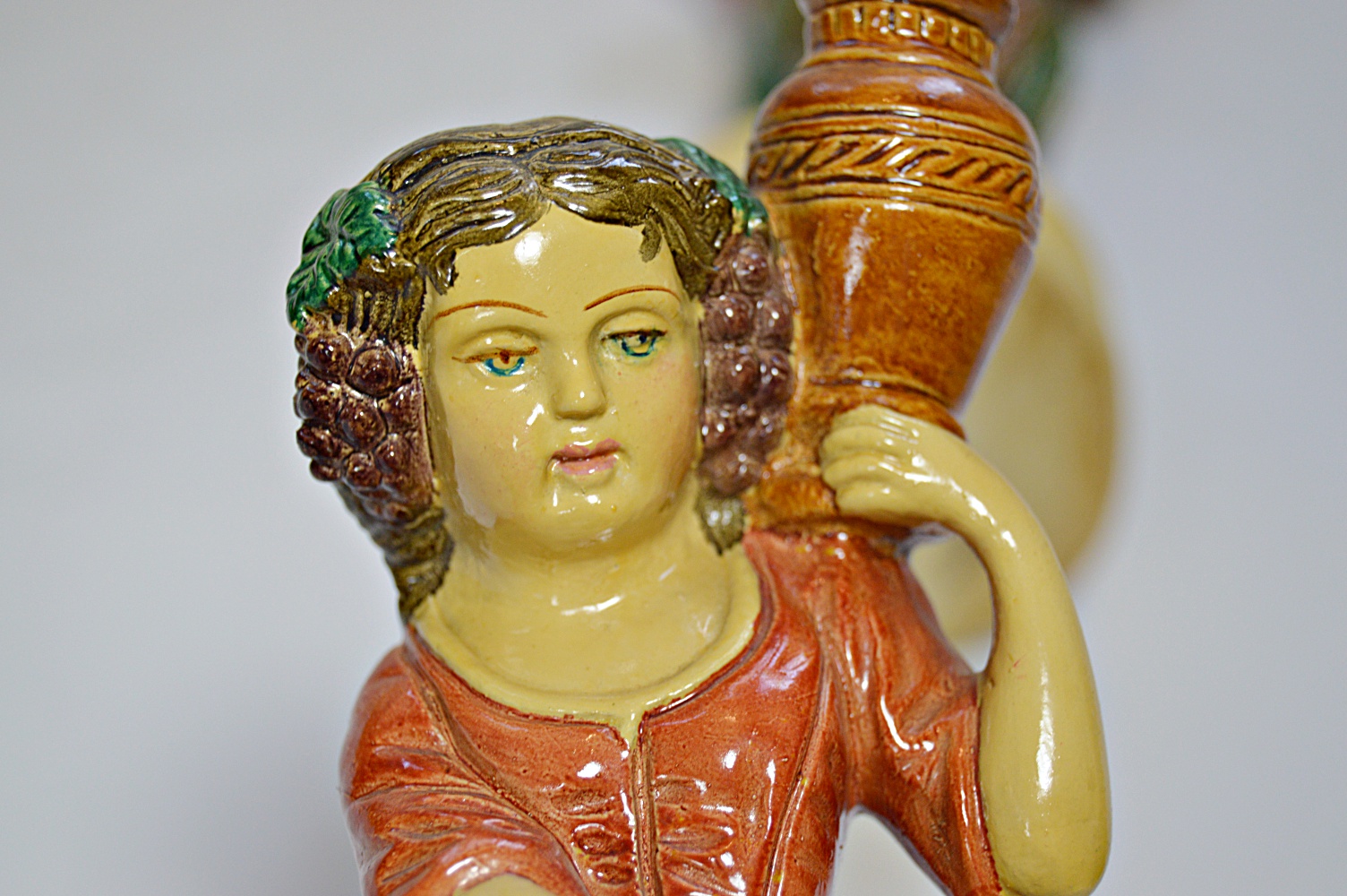 Pair of Vintage Italian Chalkware Figurines