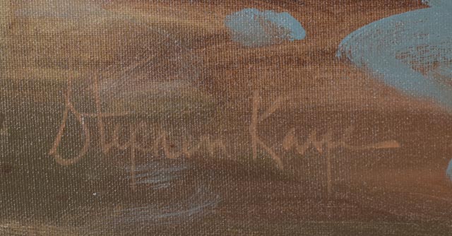 Stephen Kaye Large Original Oil on Canvas