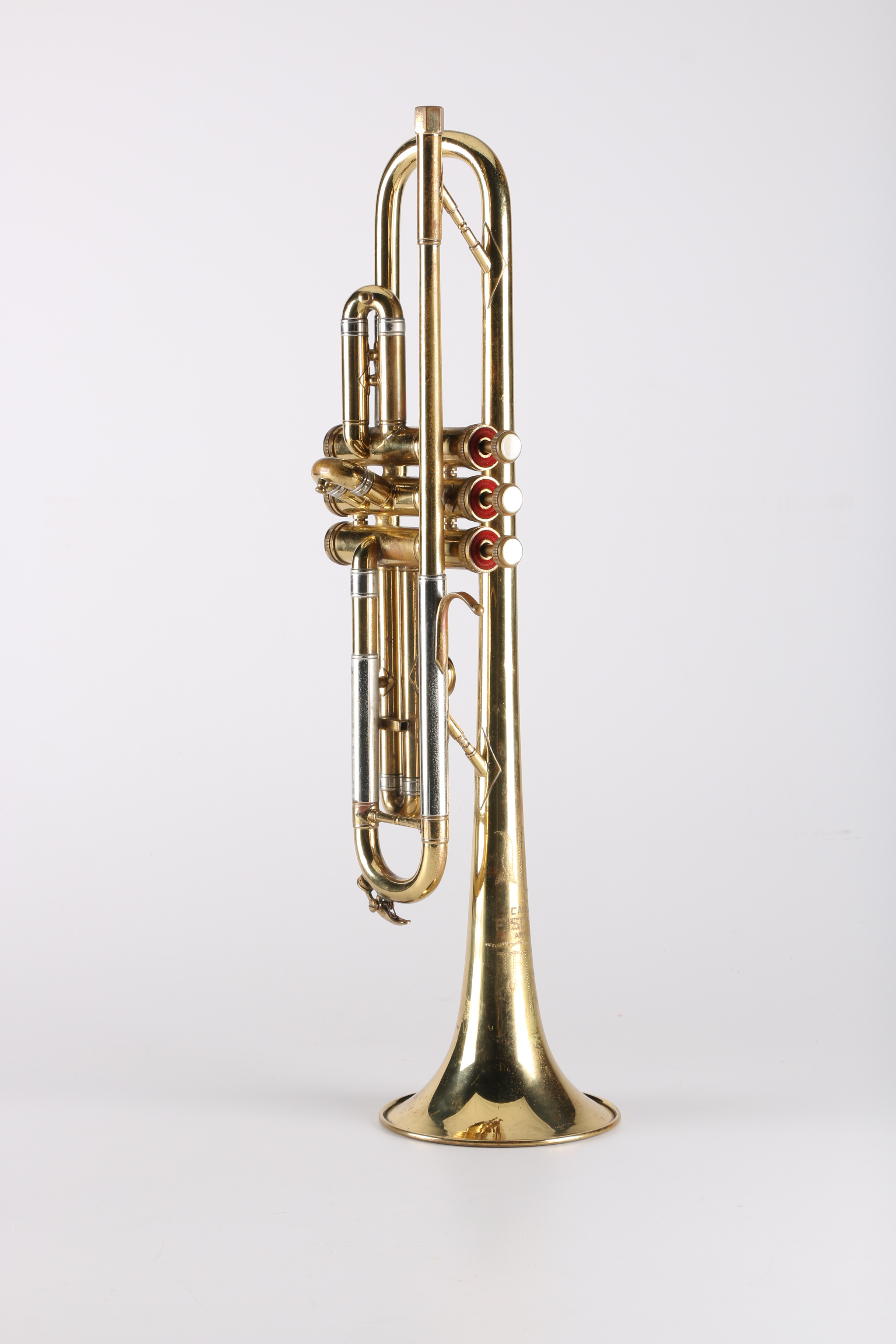 Vintage B Flat Carl Fischer Trumpet In King Case