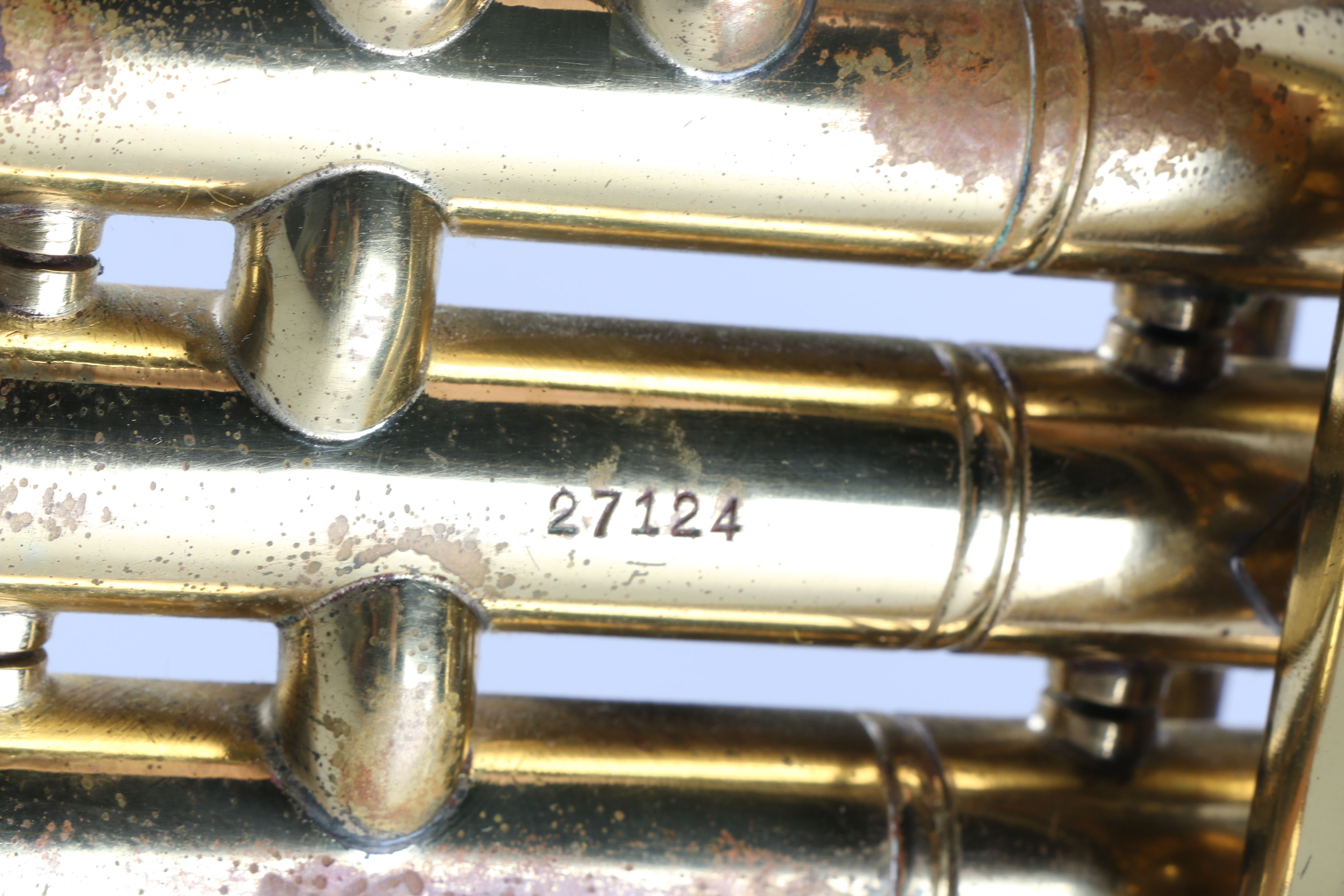 Vintage B Flat Carl Fischer Trumpet In King Case