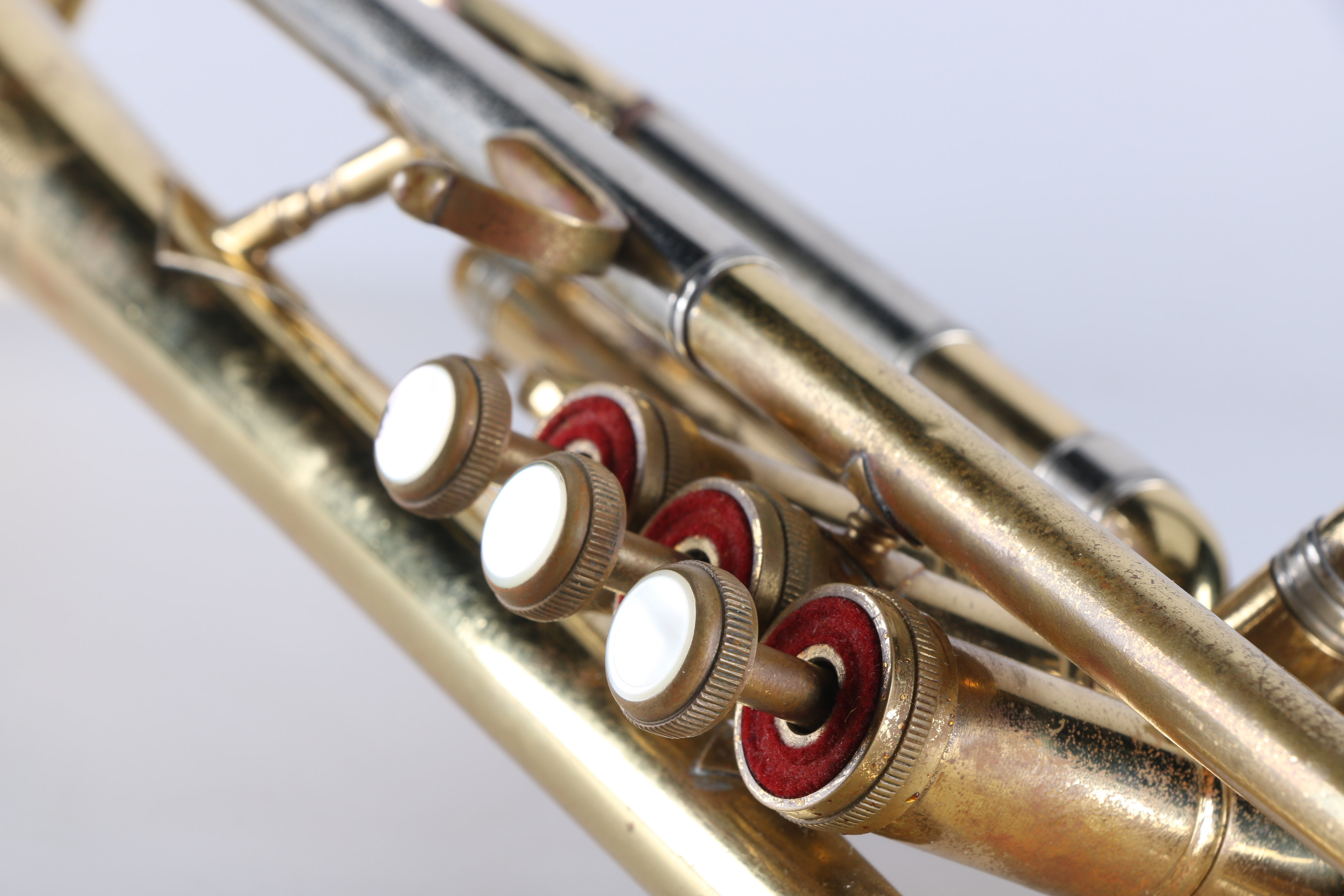 Vintage B Flat Carl Fischer Trumpet In King Case