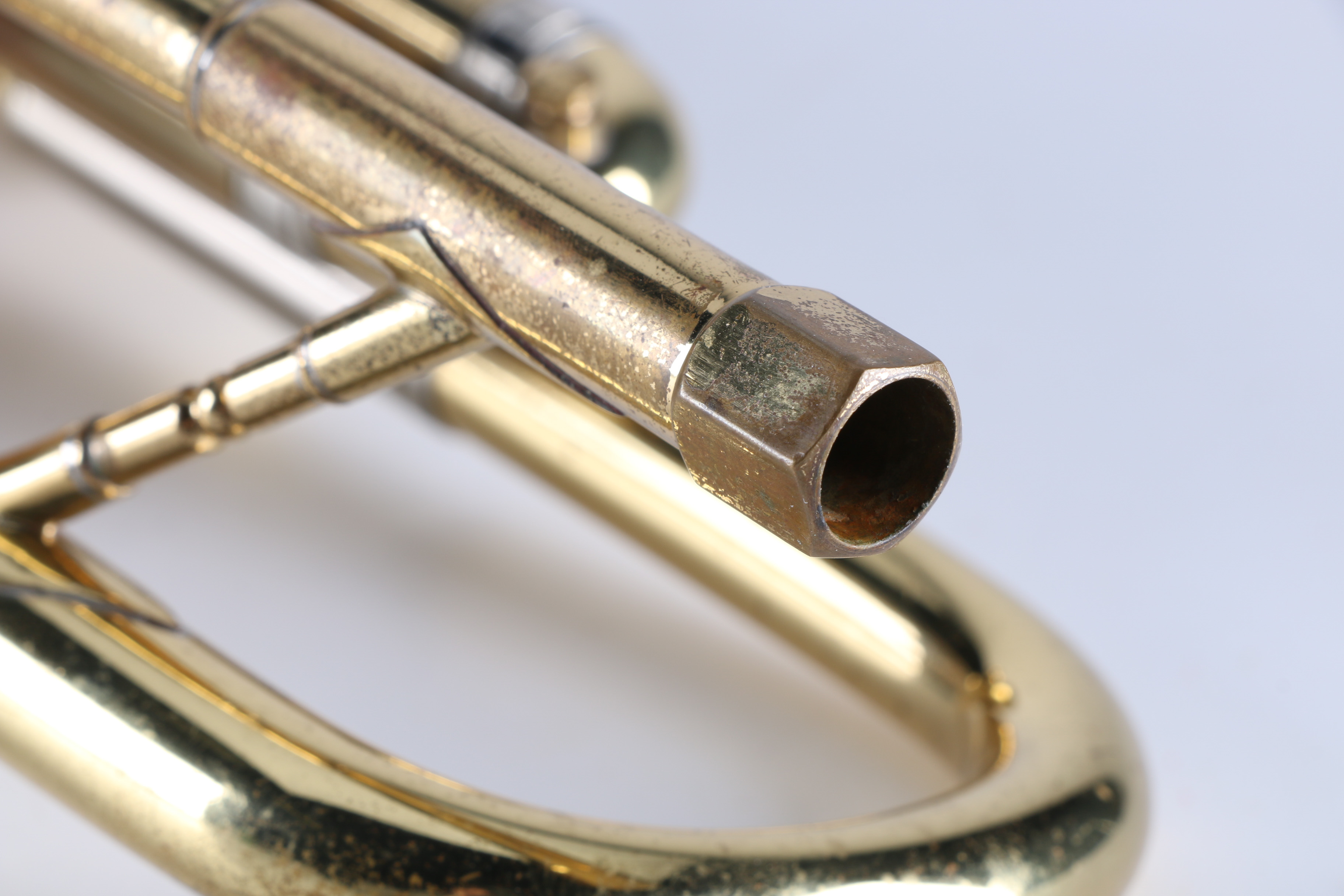 Vintage B Flat Carl Fischer Trumpet In King Case