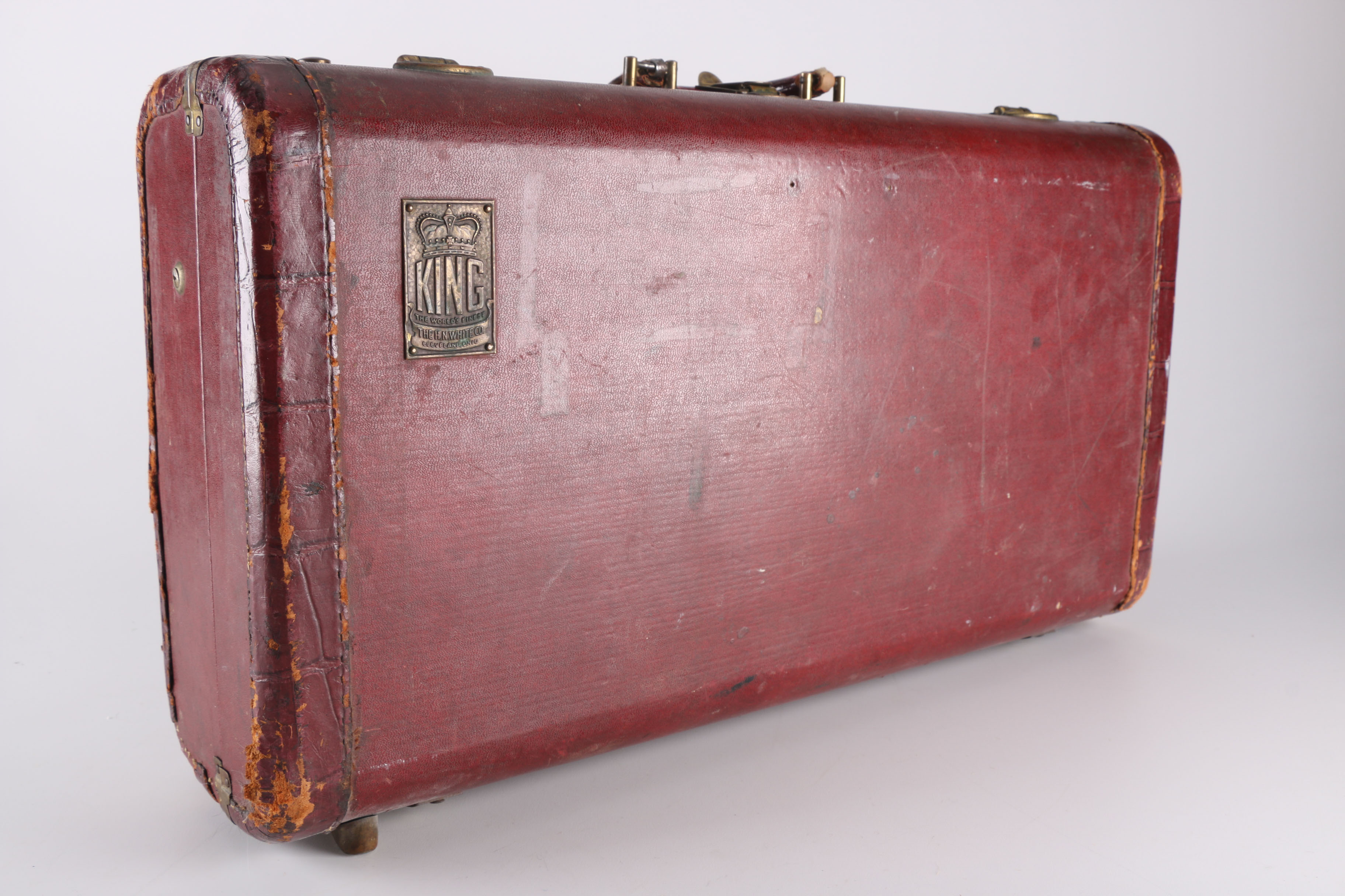 Vintage B Flat Carl Fischer Trumpet In King Case