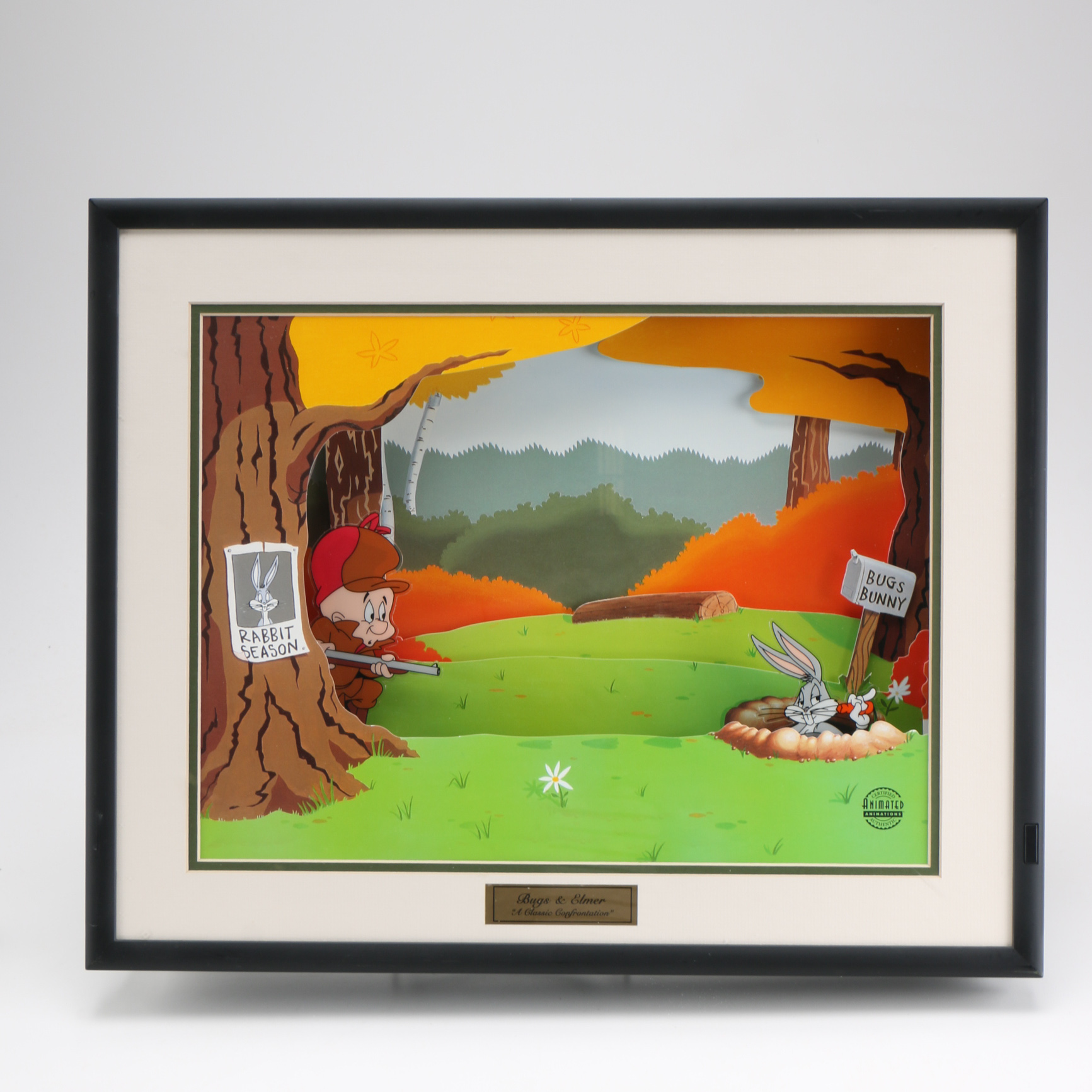 Looney Tunes Animated Wall Art "A Classic Confrontation"