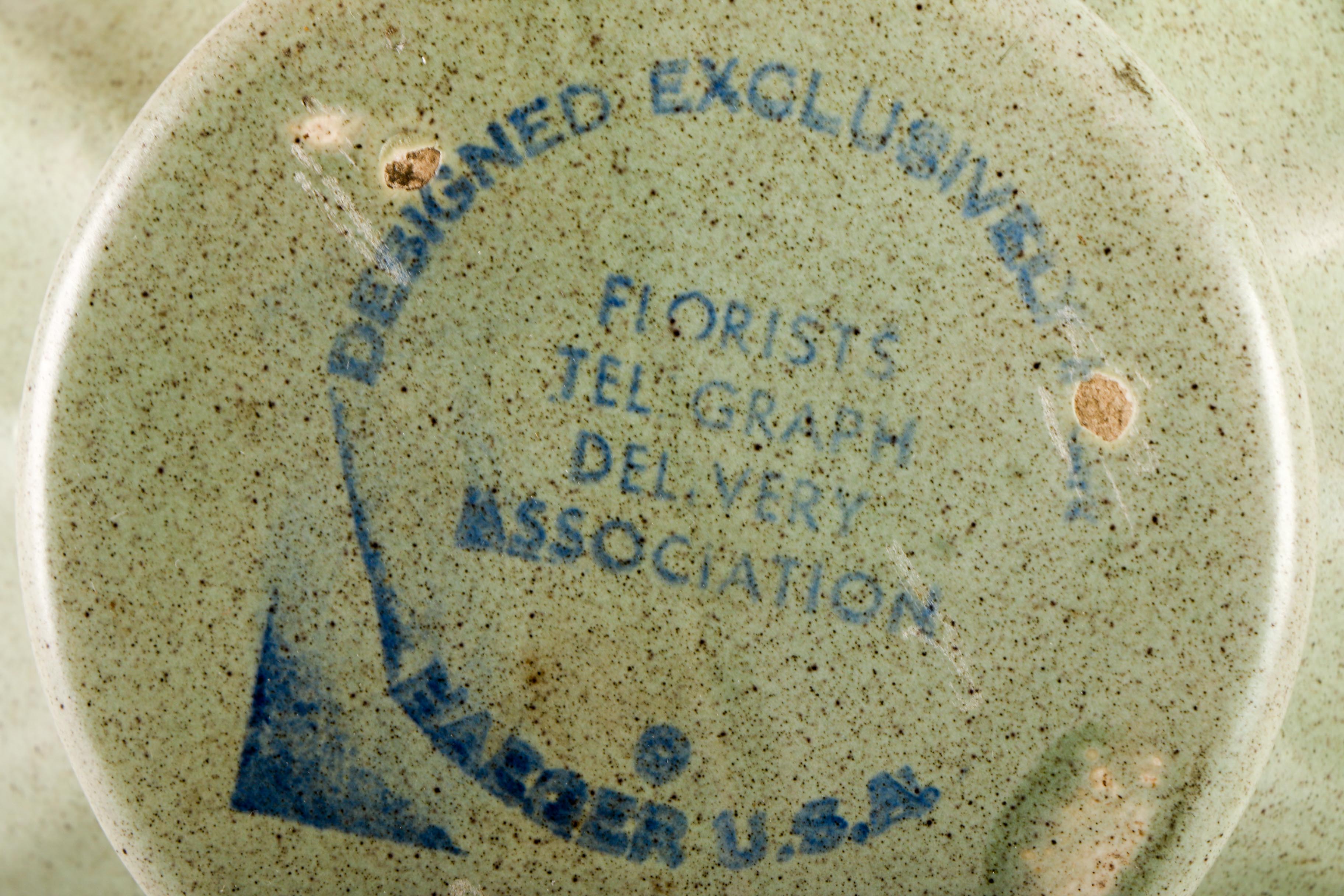 Vintage Green Haeger Vase