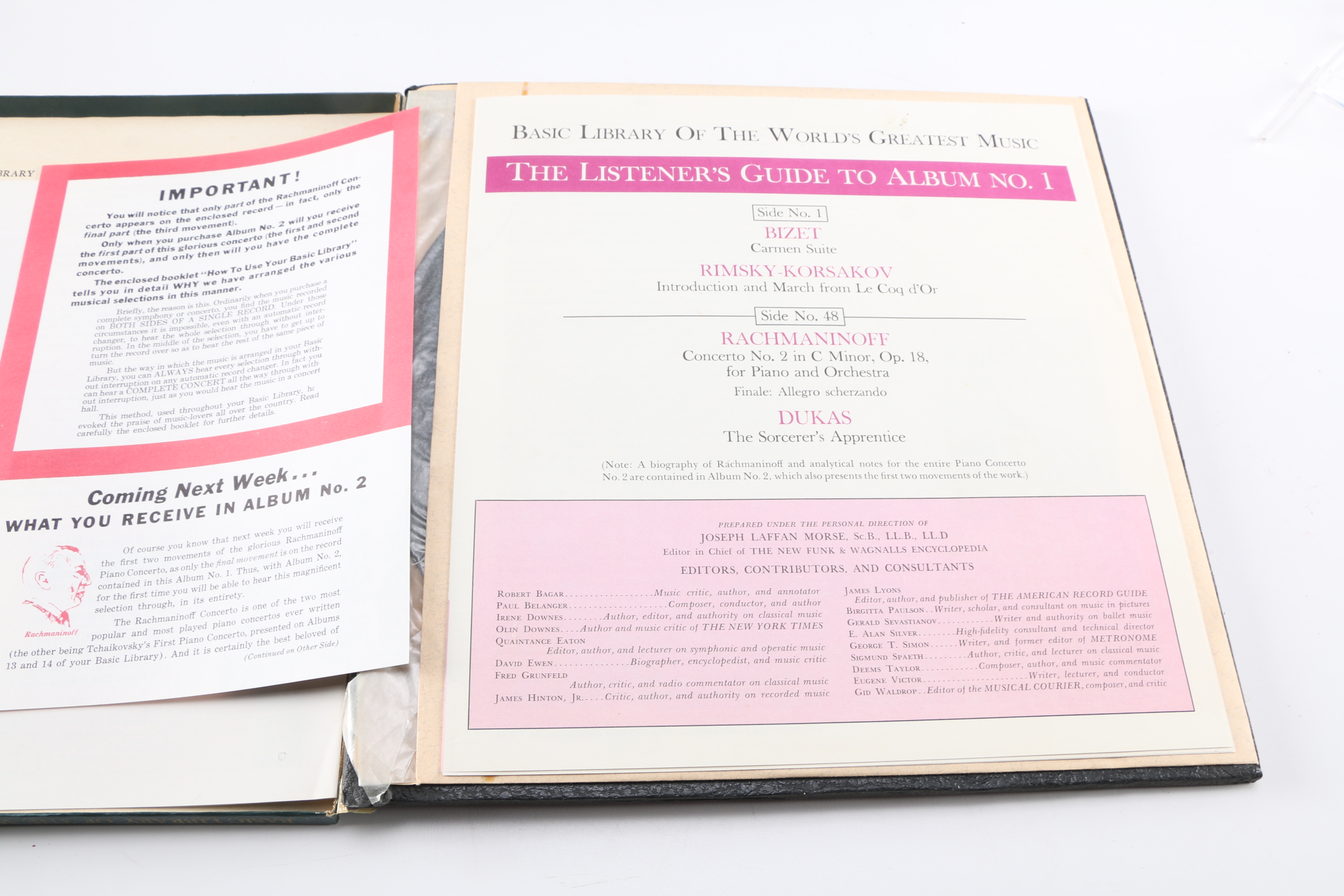 1950s Classical Music Record Albums and Listening Guides