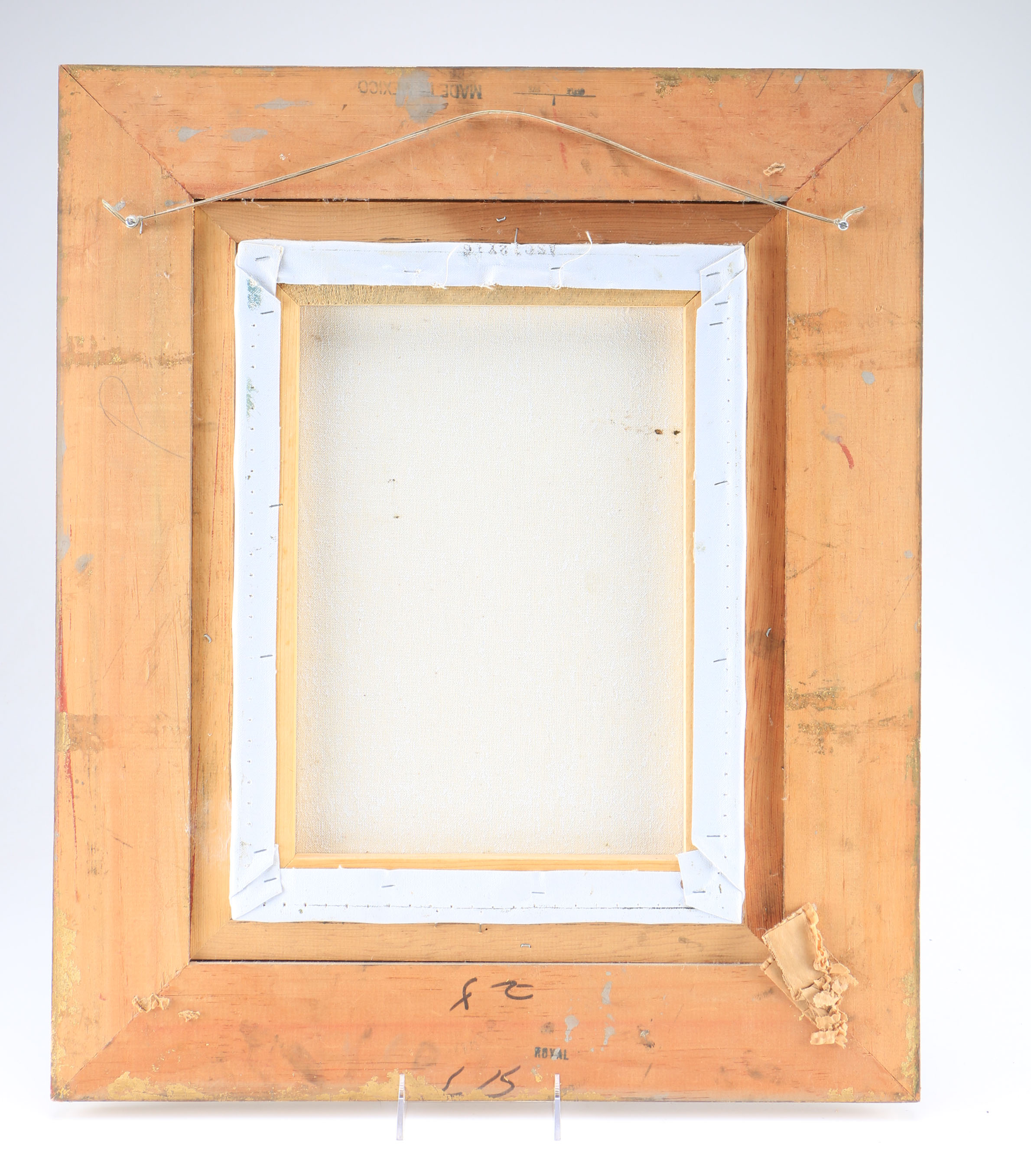 C. Berth Framed Oil Painting on Canvas