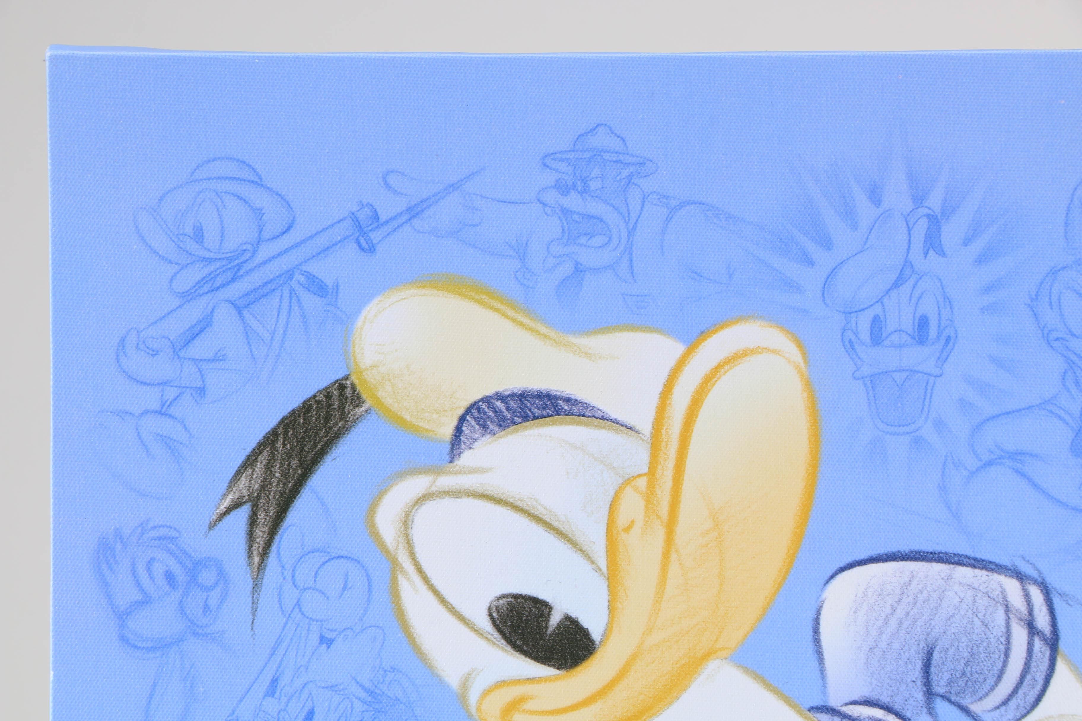 Giclee on Canvas Board of Disney's Donald Duck