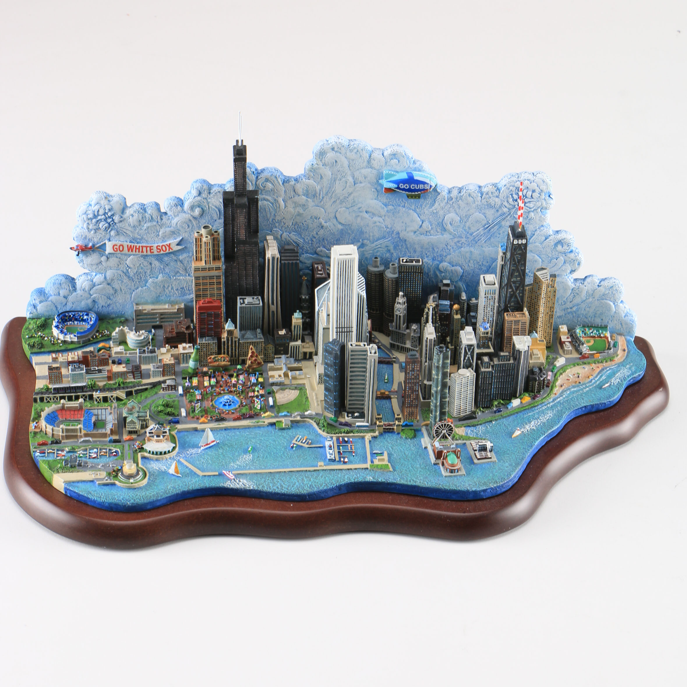 Danbury Mint "Spirit of Chicago" Skyline Replica