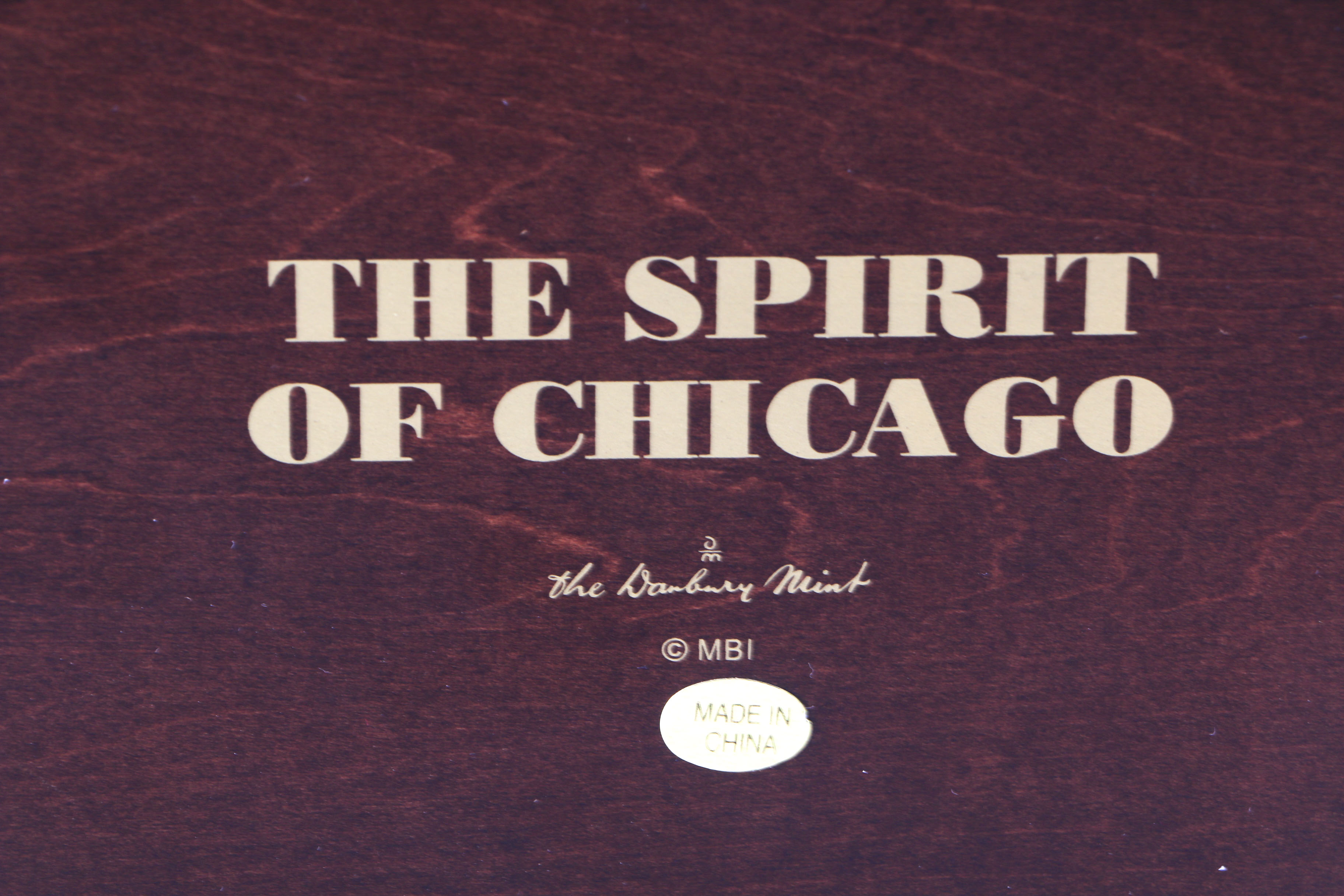 Danbury Mint "Spirit of Chicago" Skyline Replica