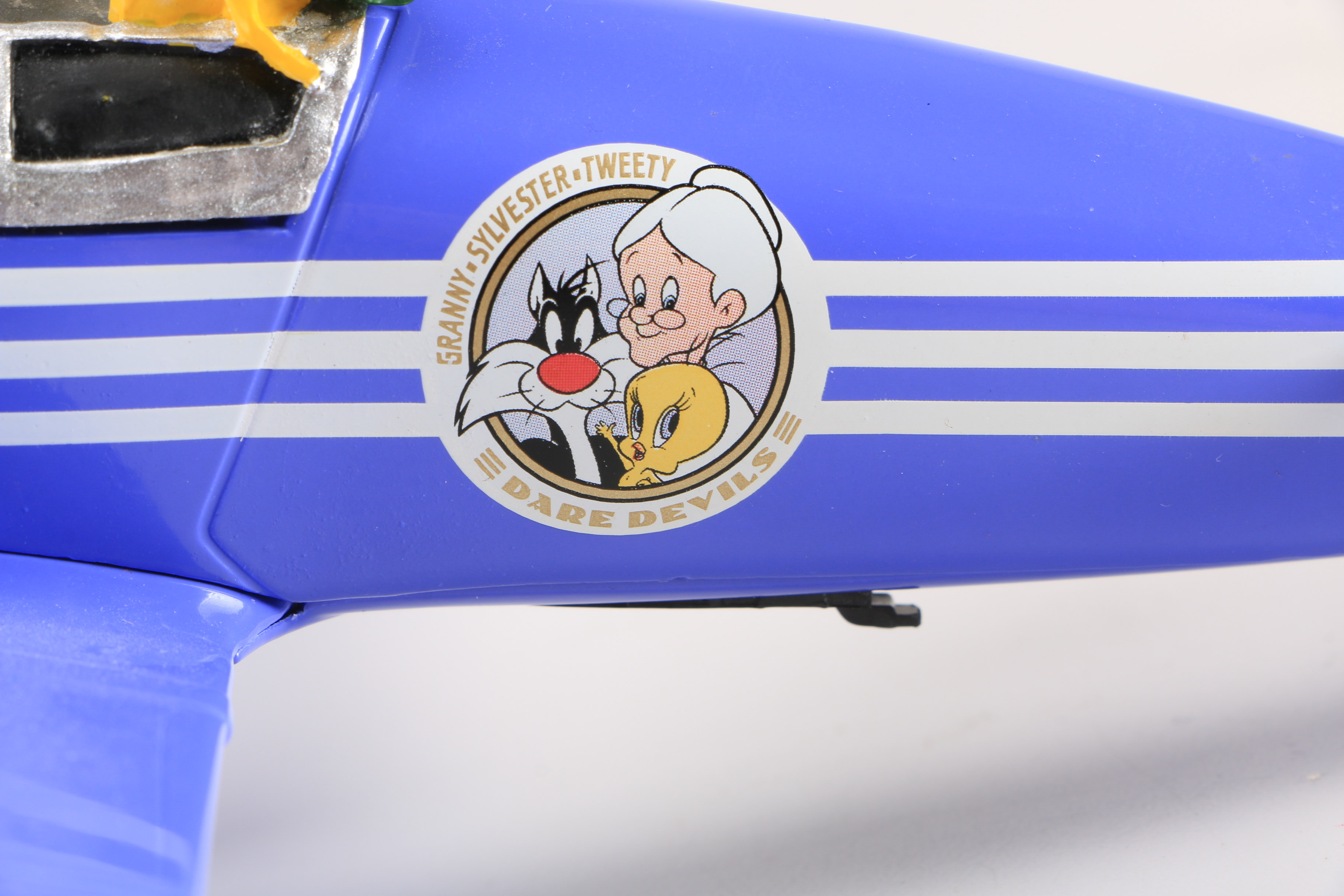 Looney Tunes "Dare Devils" Prop Plane with Granny, Sylvester, and Tweety