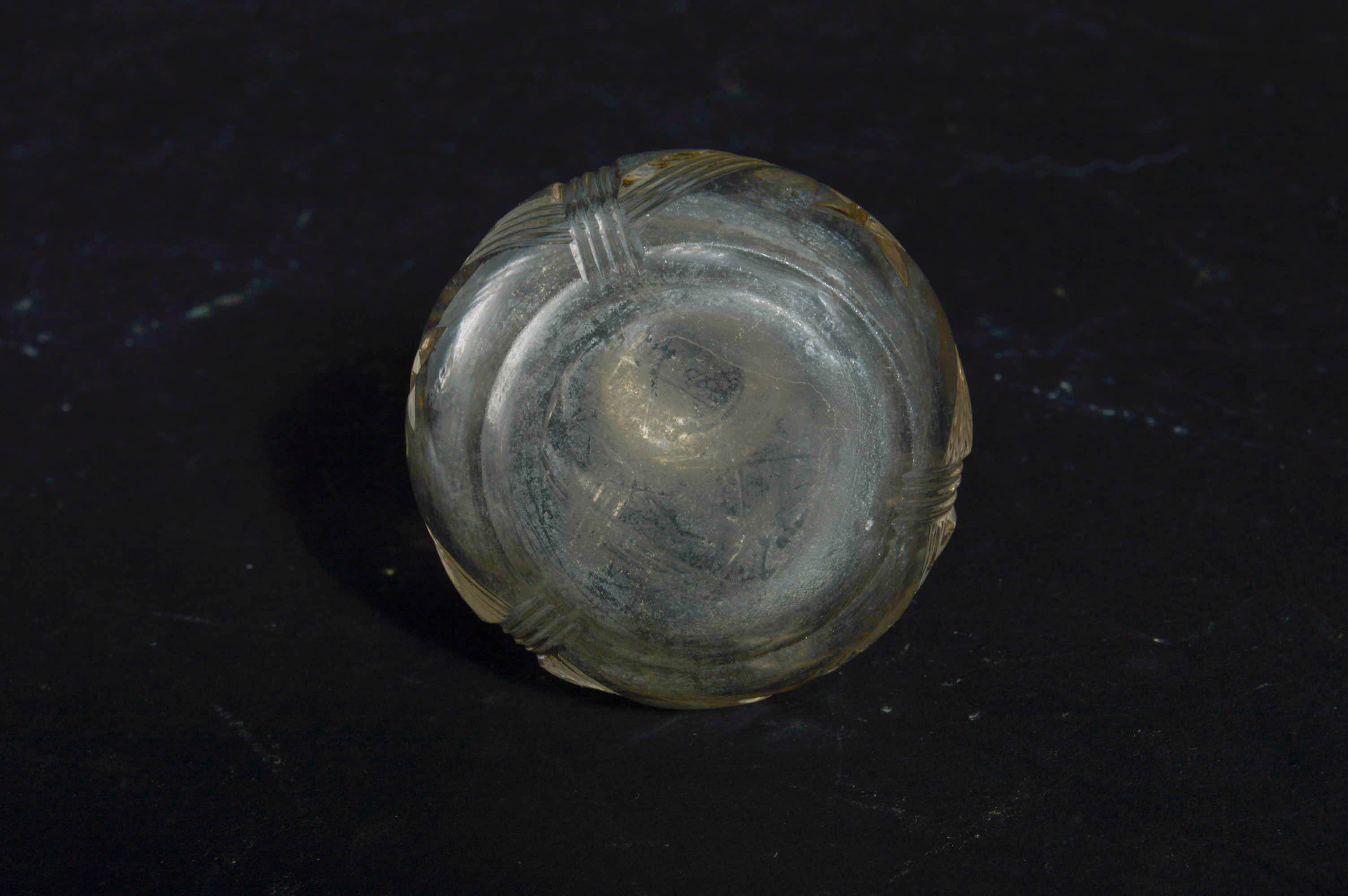 Vintage Glass Salt and Pepper Shakers