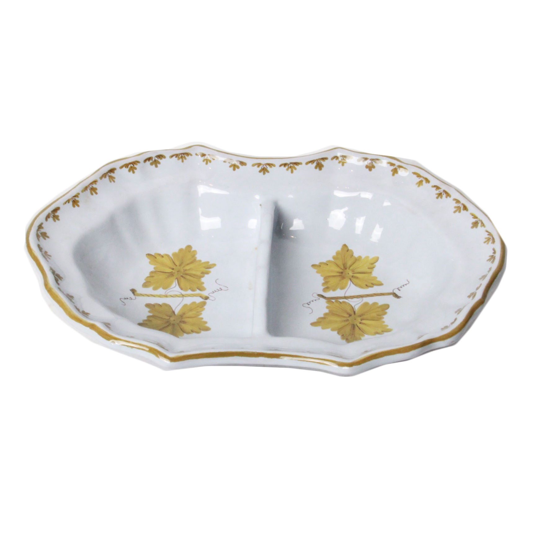 Vintage Faenza Divided Serving Platter