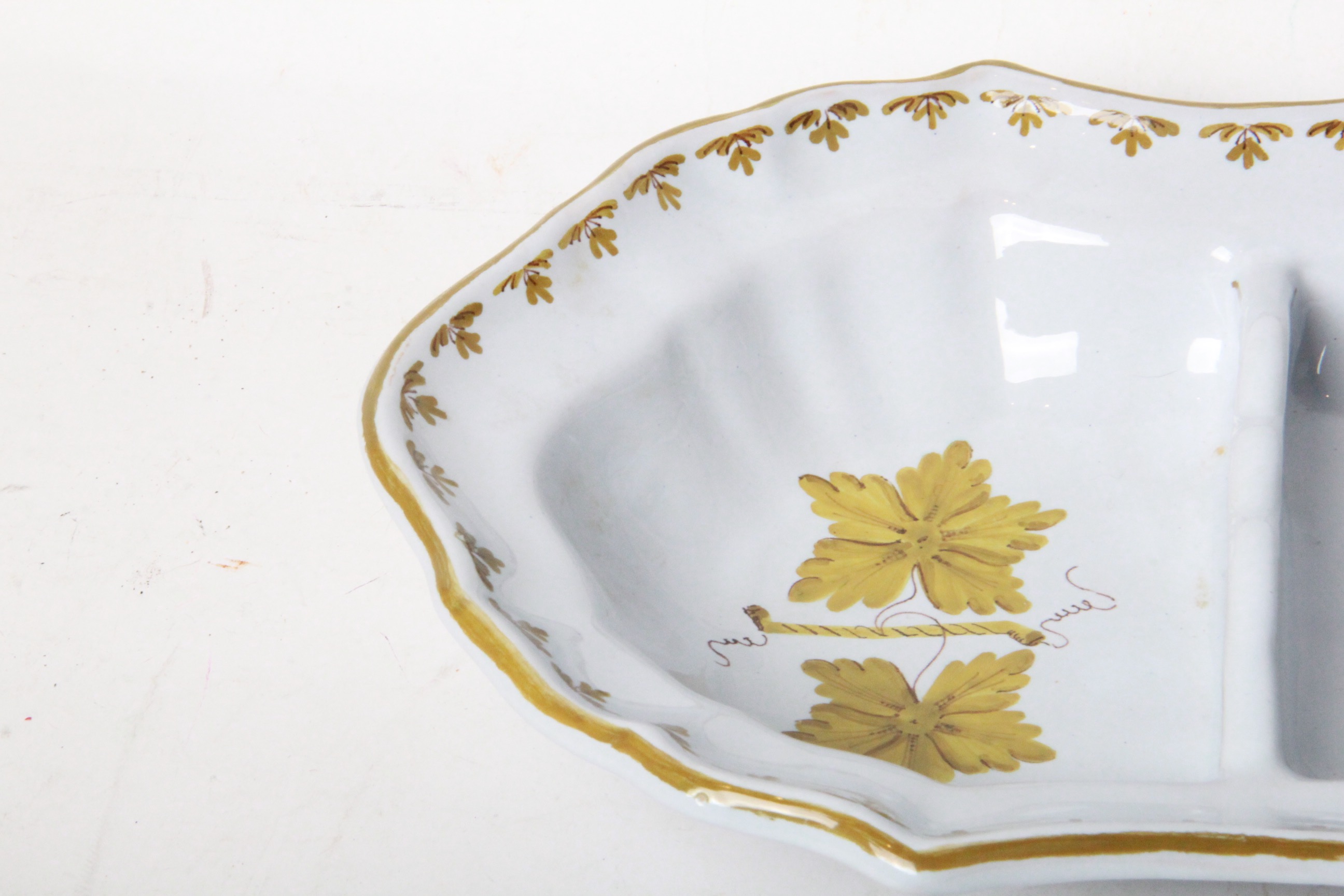 Vintage Faenza Divided Serving Platter