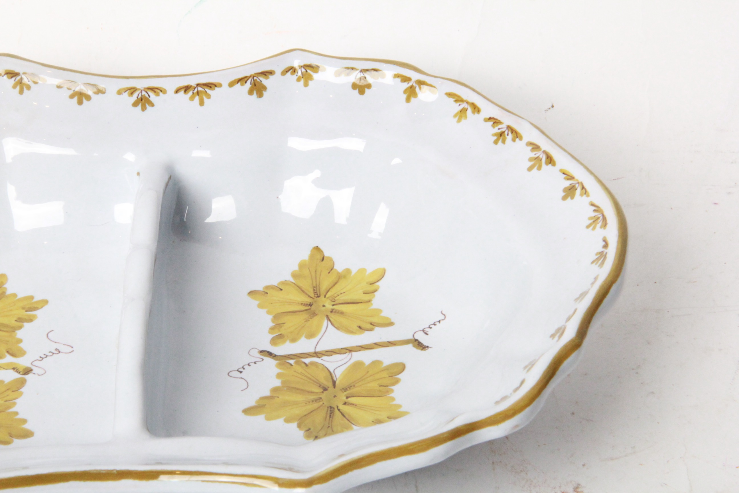 Vintage Faenza Divided Serving Platter