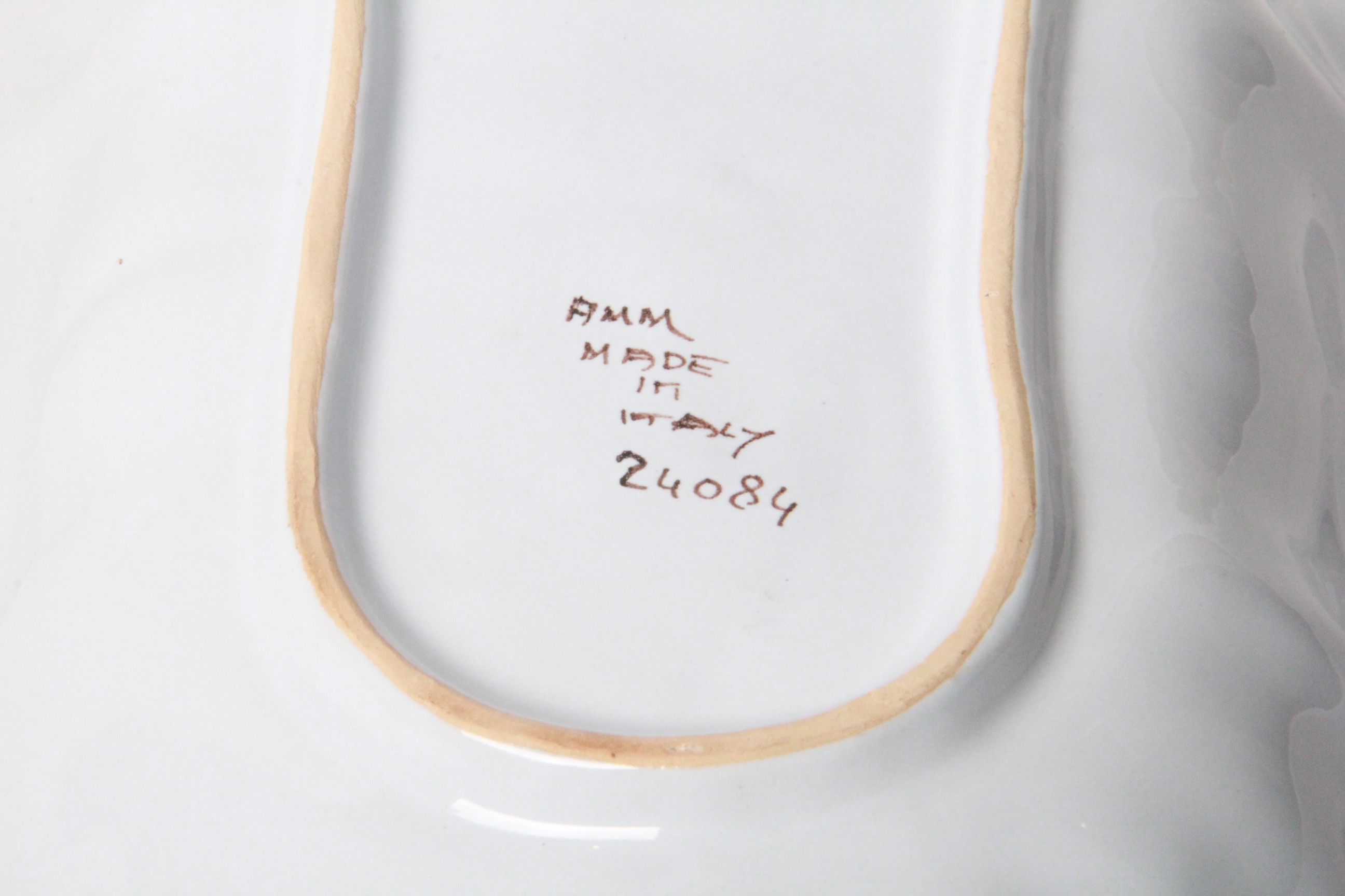 Vintage Faenza Divided Serving Platter