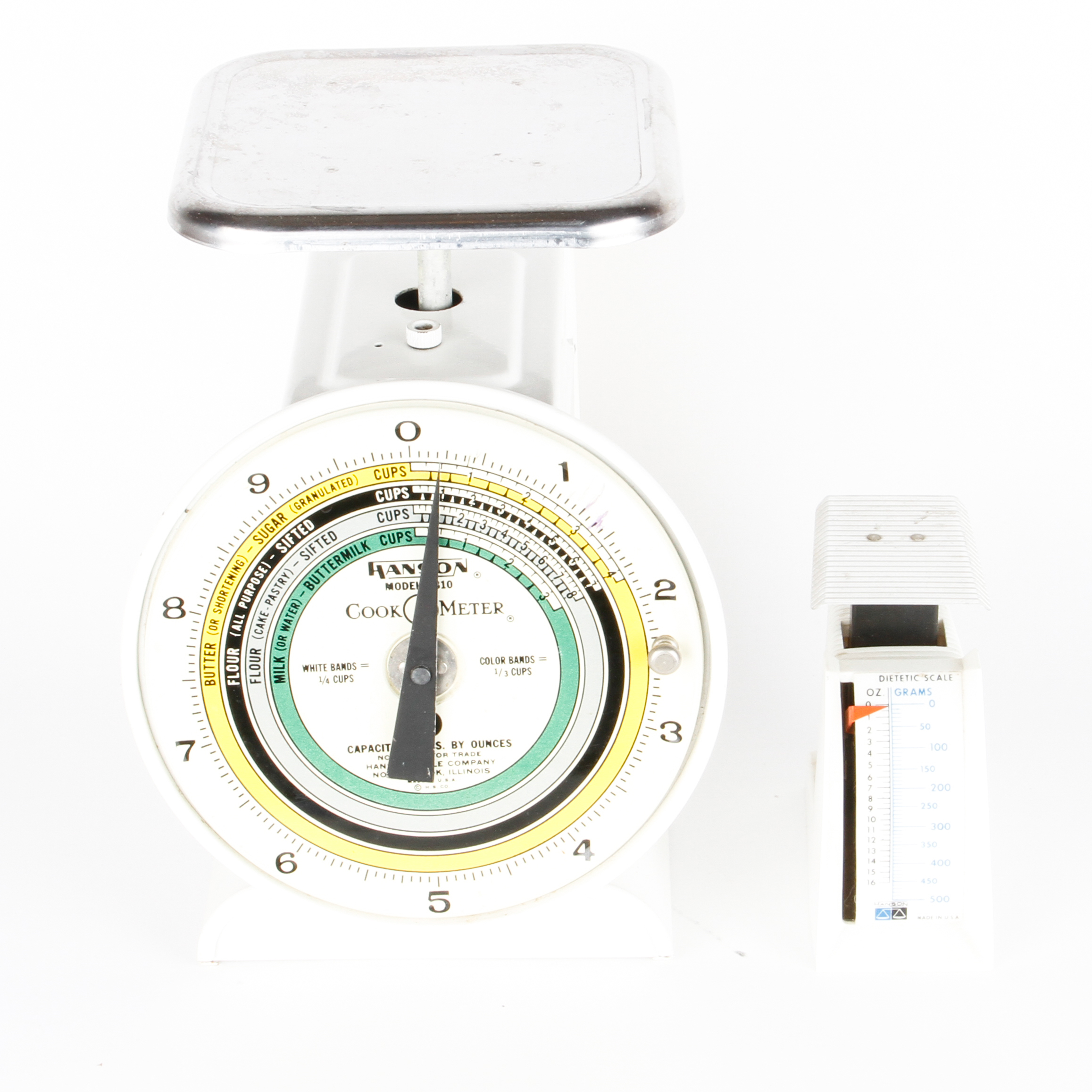 Vintage Hansen Cook O' Meter and Dietetic Scales
