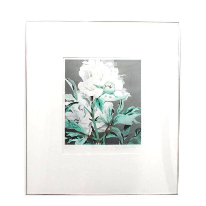 Gary Bukovnik "Peonies" Signed Artist's Proof Etching