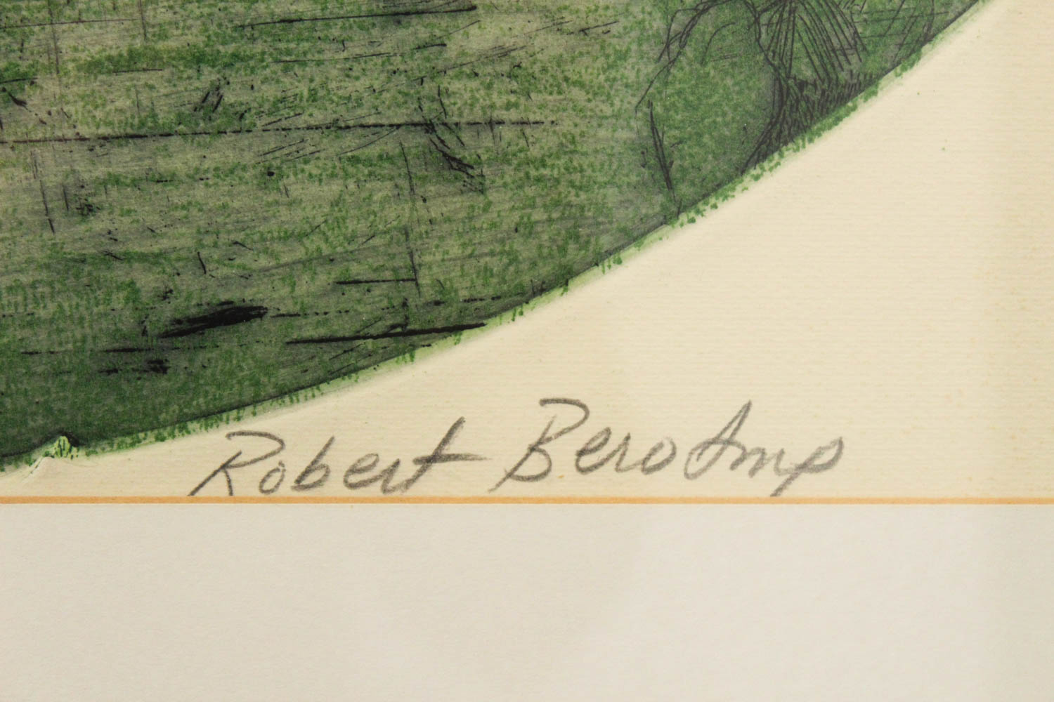 Robert Bero "Torrent" Signed Limited Edition Aquatint Etching