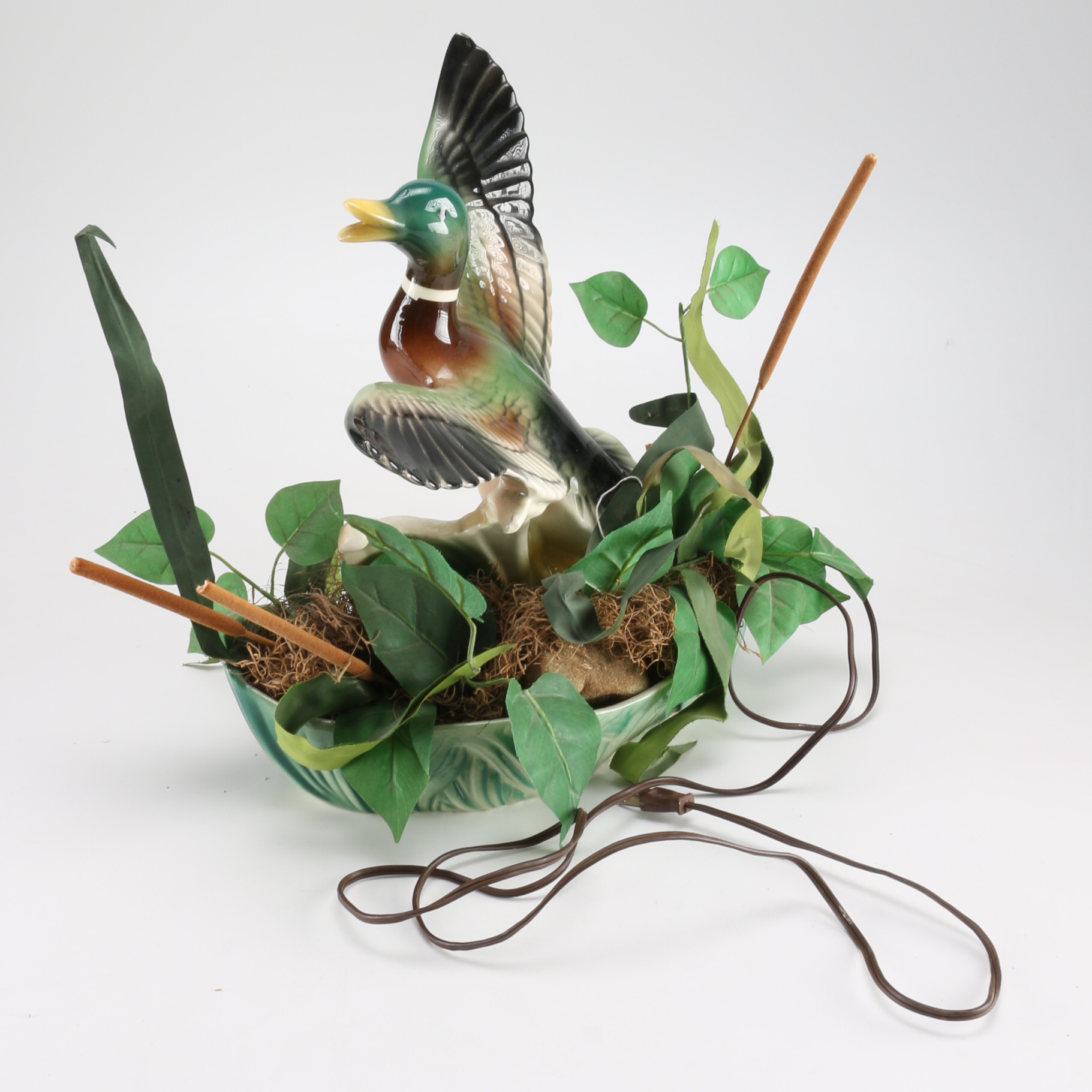 Vintage Lane and Co. Mallard Duck Television Lamp