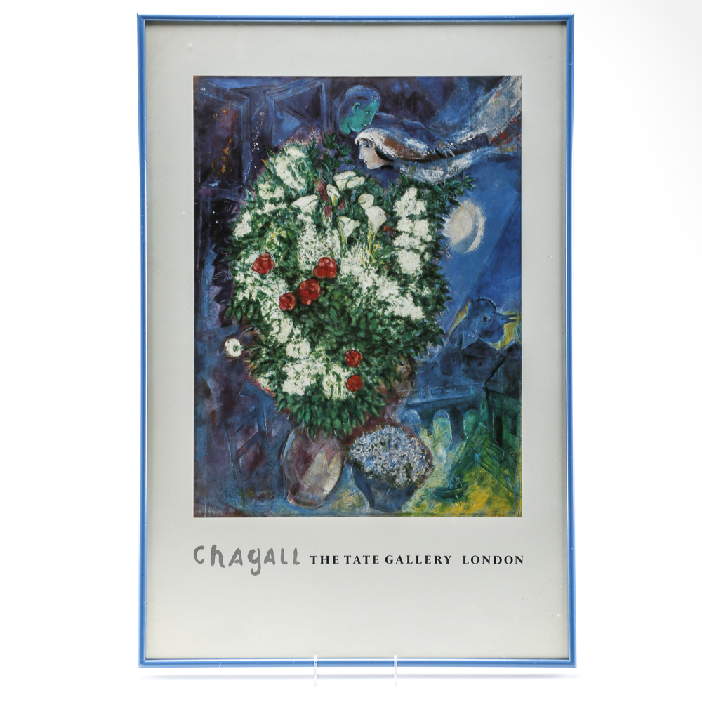 Marc Chagall Offset Lithograph Poster for The Tate Gallery