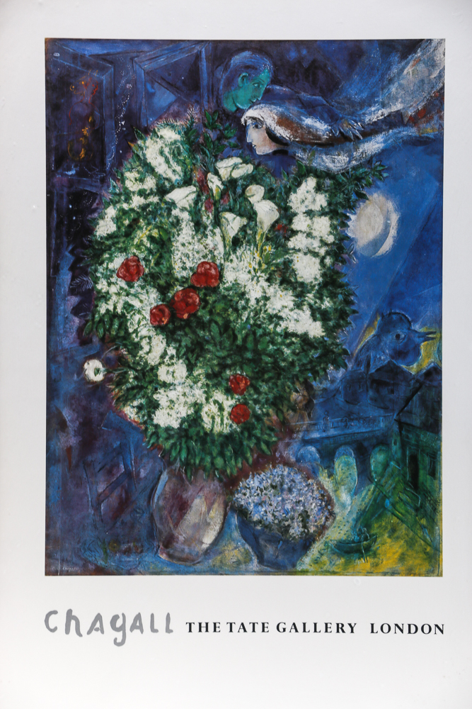 Marc Chagall Offset Lithograph Poster for The Tate Gallery