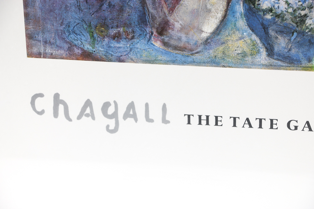 Marc Chagall Offset Lithograph Poster for The Tate Gallery