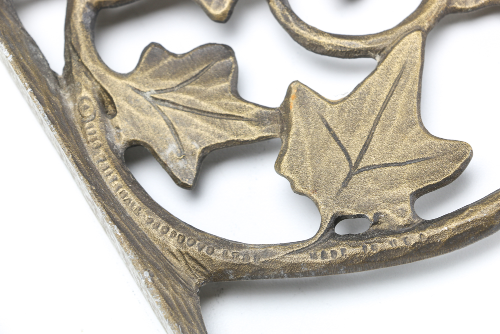 Pair of Vintage Metal Decor