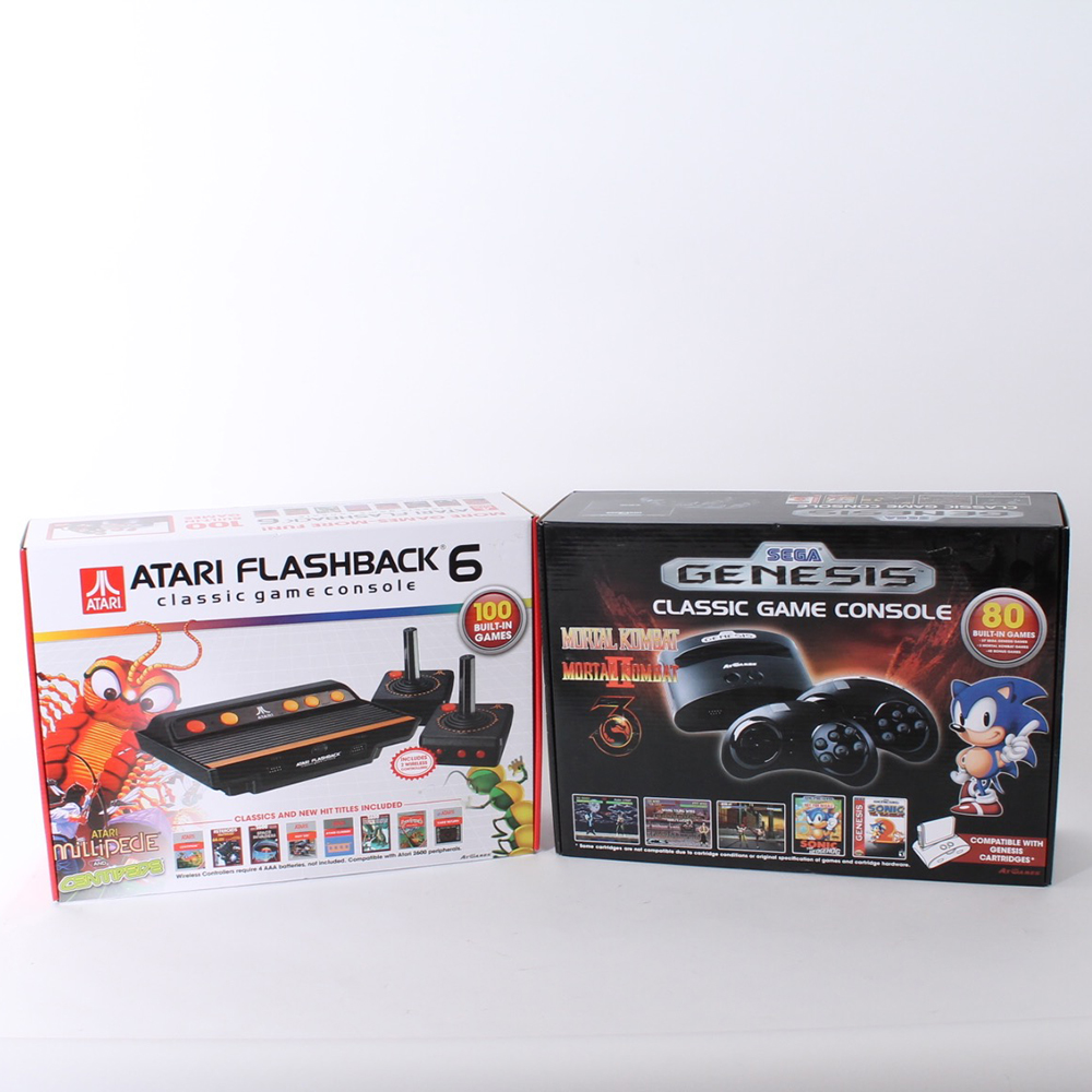 Atari and Sega Video Game Systems