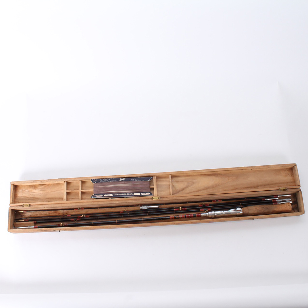 Vintage Sakura Brand Bamboo Fly Fishing Rod and Accessories