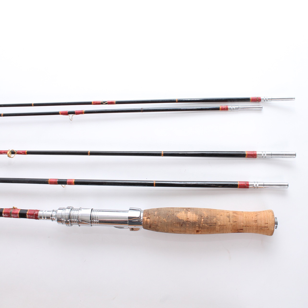 Vintage Sakura Brand Bamboo Fly Fishing Rod and Accessories