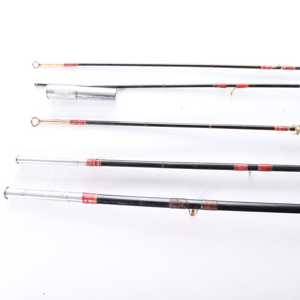 Vintage Sakura Brand Bamboo Fly Fishing Rod and Accessories